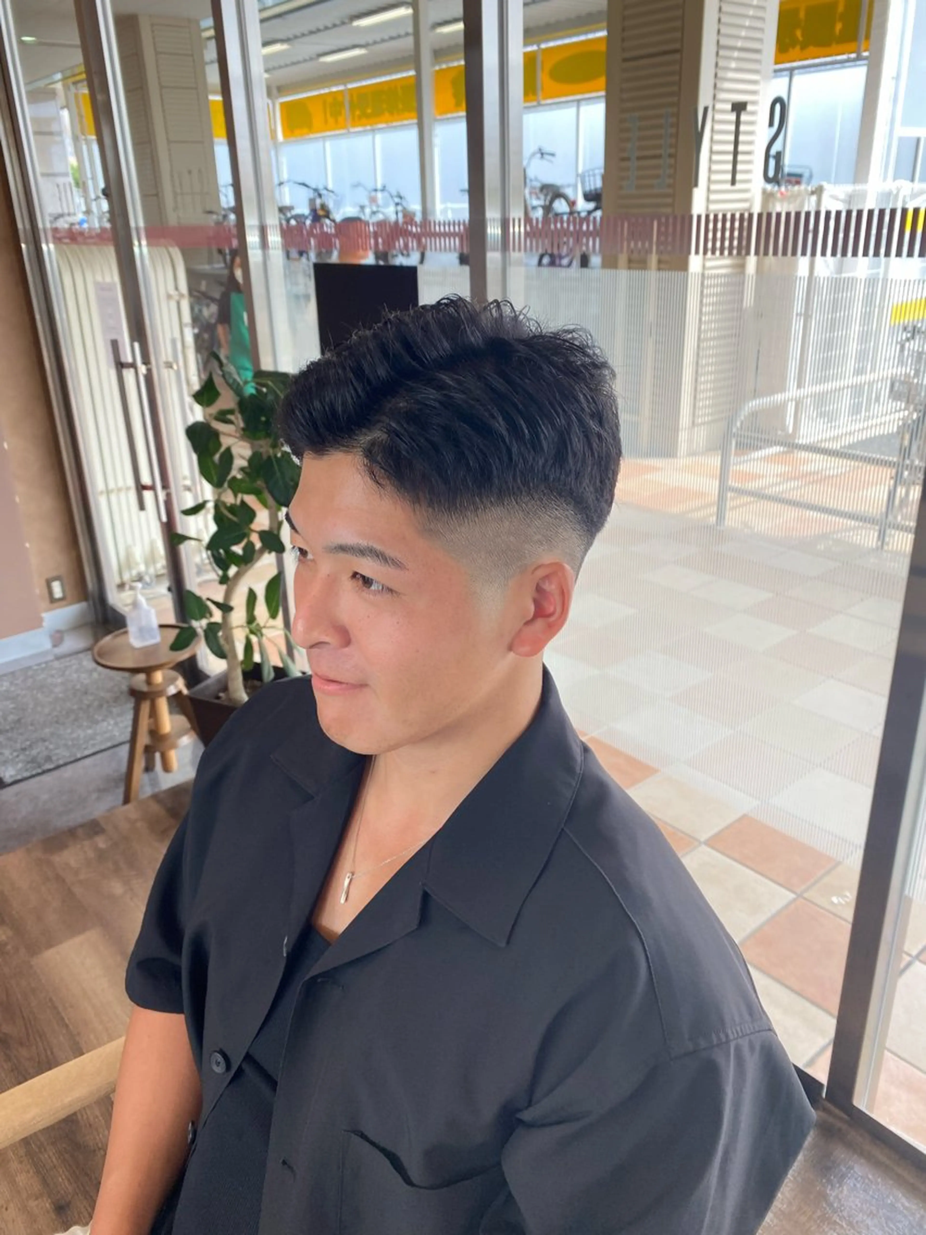 メンズ フェードカット カット ヘッドスパ STYLE エキシティ店所属・【似合わせパーマ】 STYLE 杉原　魁のヘアスタイル