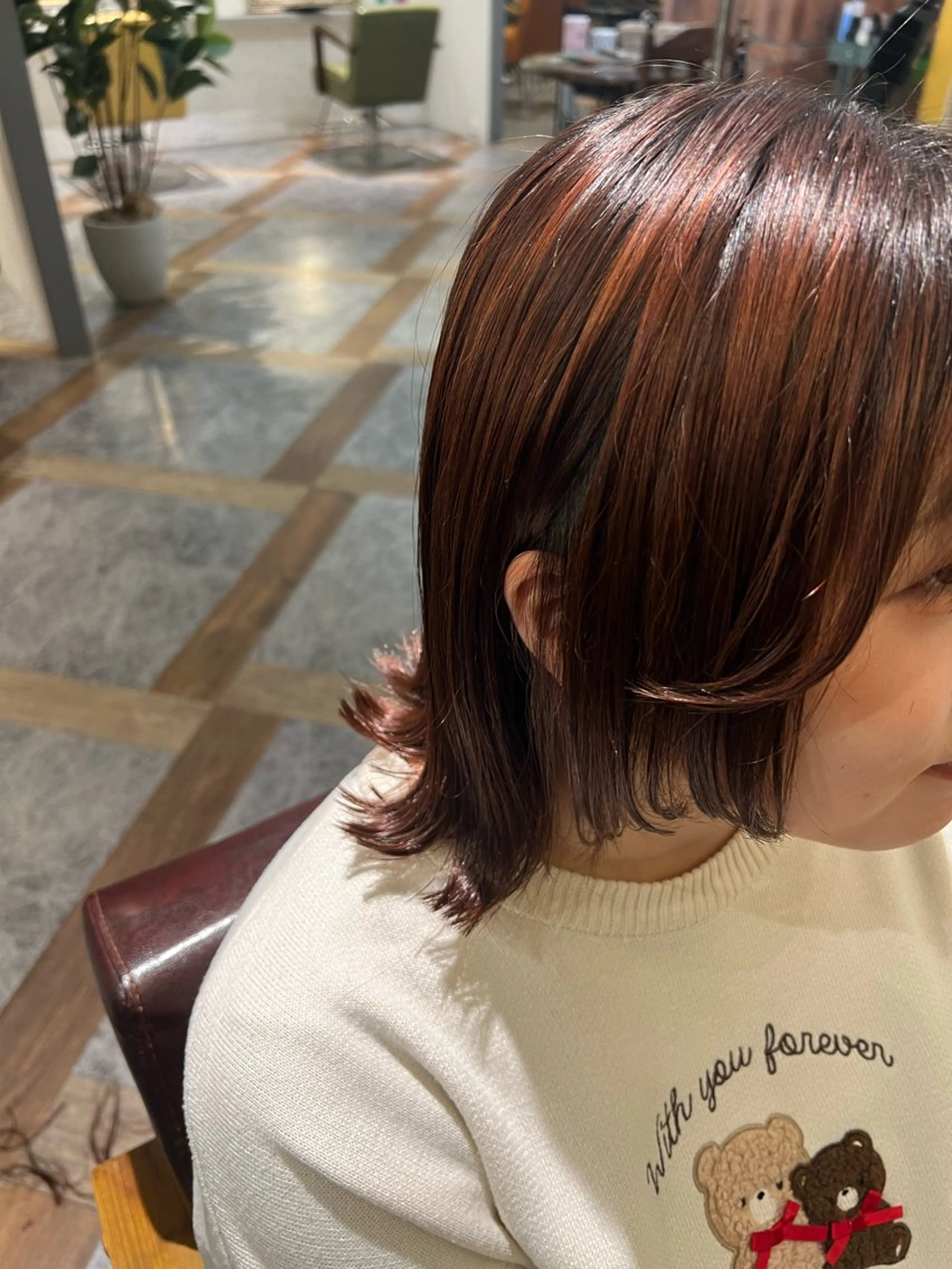 ミディアム 美容室moon所属・くびれるボブ🤍 松本安奈のヘアスタイル