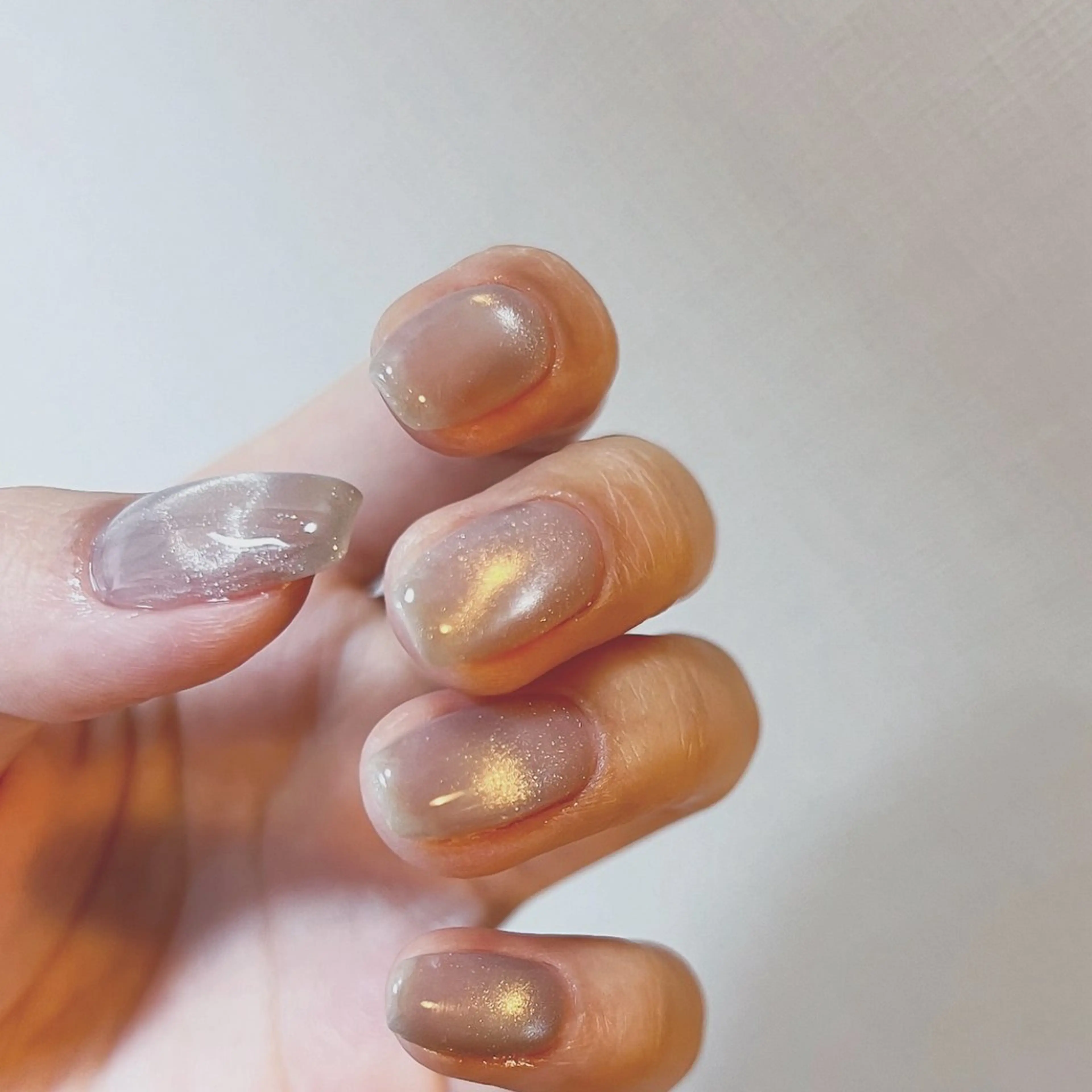 ネイル アートネイル ハート マグネットネイル ハンドネイル pointillé .ayaのネイルデザイン
