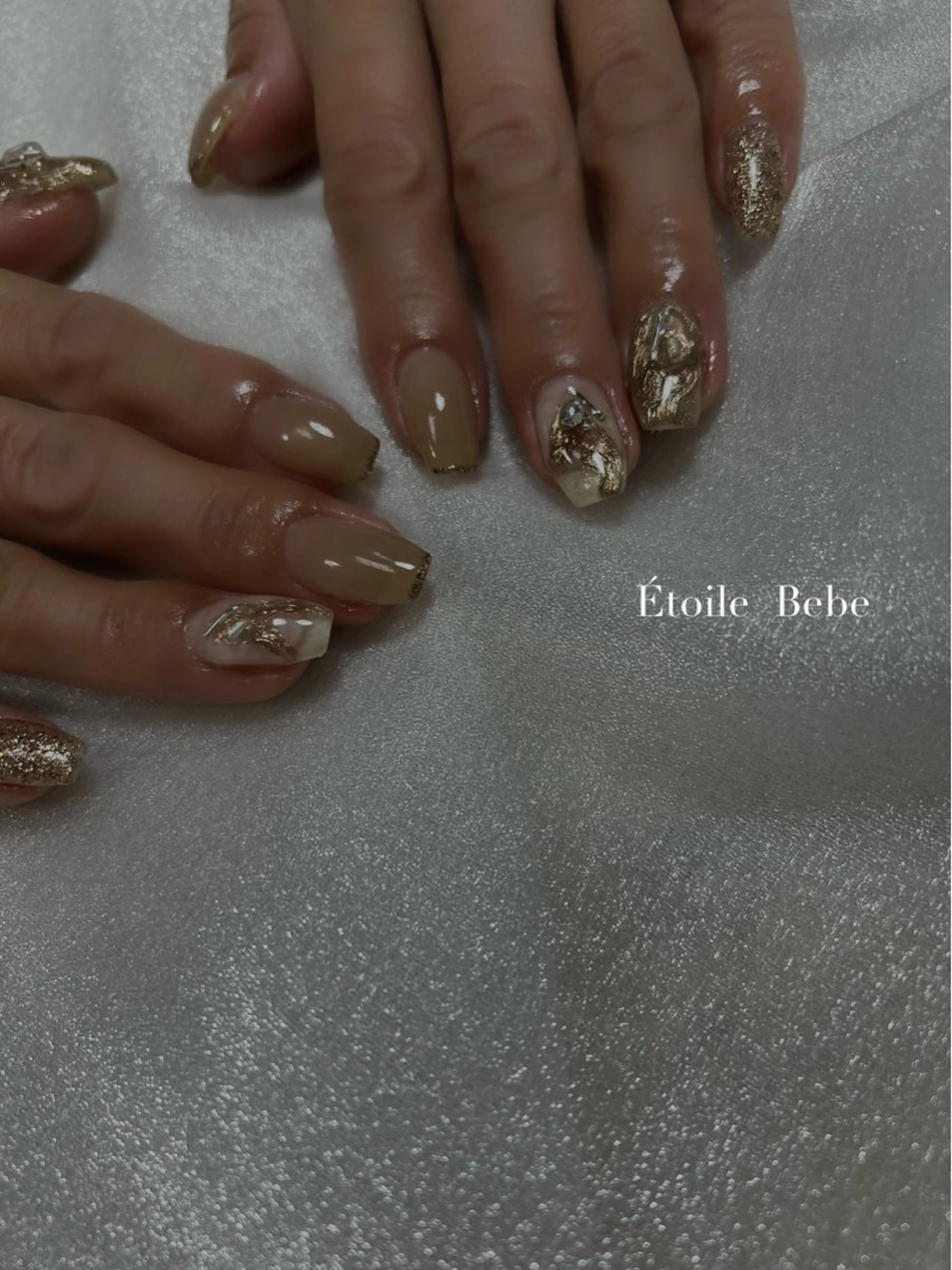 ネイル ニュアンスネイル Étoile Bebeのネイルデザイン