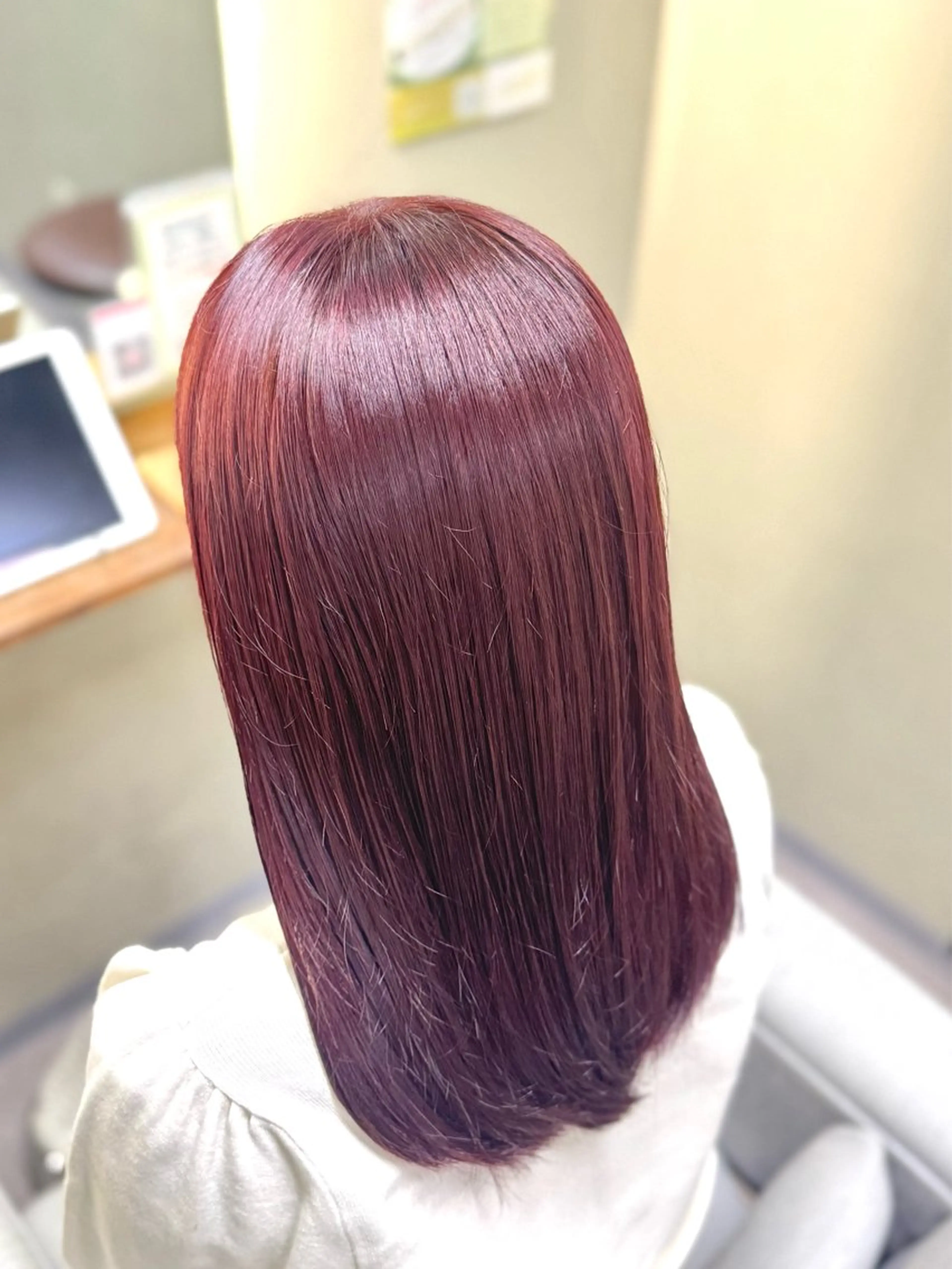 ミディアム カラー カット ヘアカラー トリートメント 巻ける美髪矯正/ 韓国ヘア/yutaのヘアスタイル