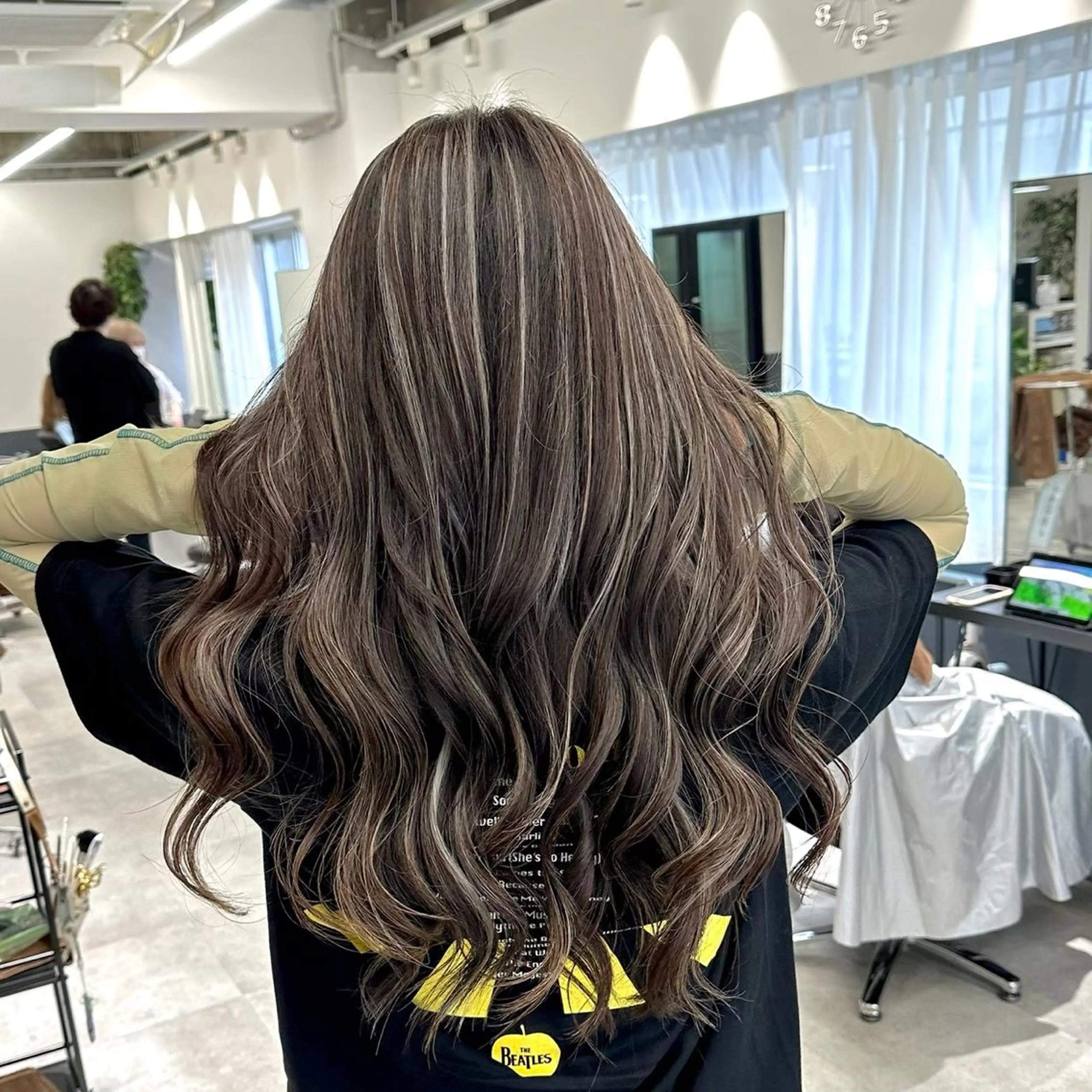 ロング ハイライト CIERA.南船場所属・yuna🧡/心斎橋 ハイトーン/ブリーチのヘアスタイル
