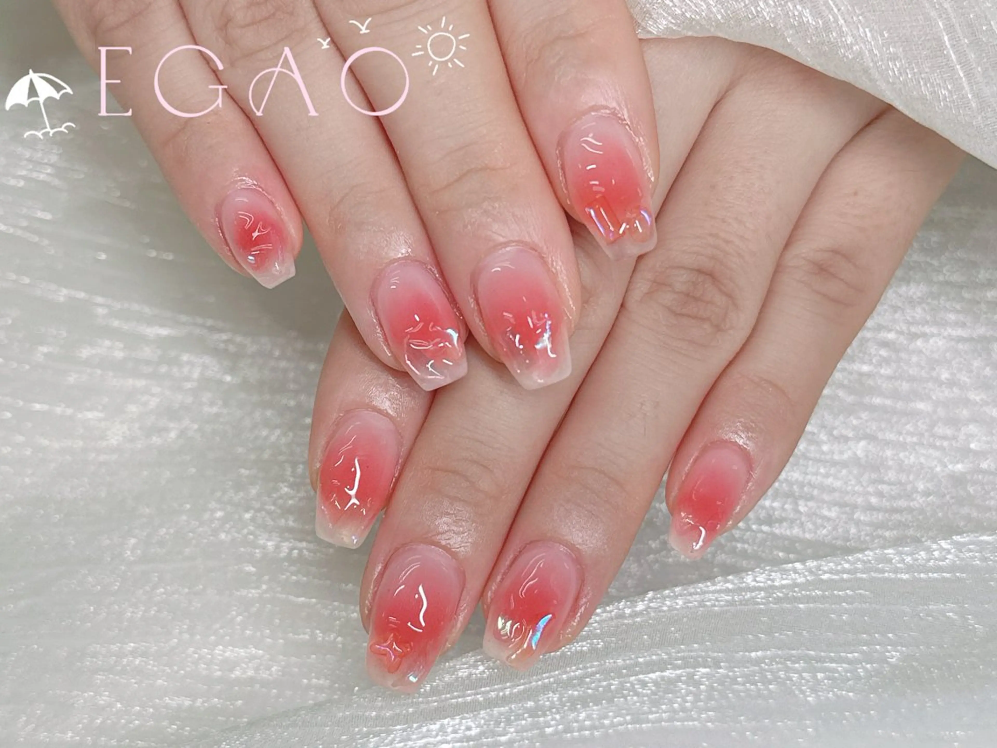 ネイル アートネイル チークネイル フットネイル フレンチネイル ジェルネイル ハンドネイル Egao Nail Salonのネイルデザイン