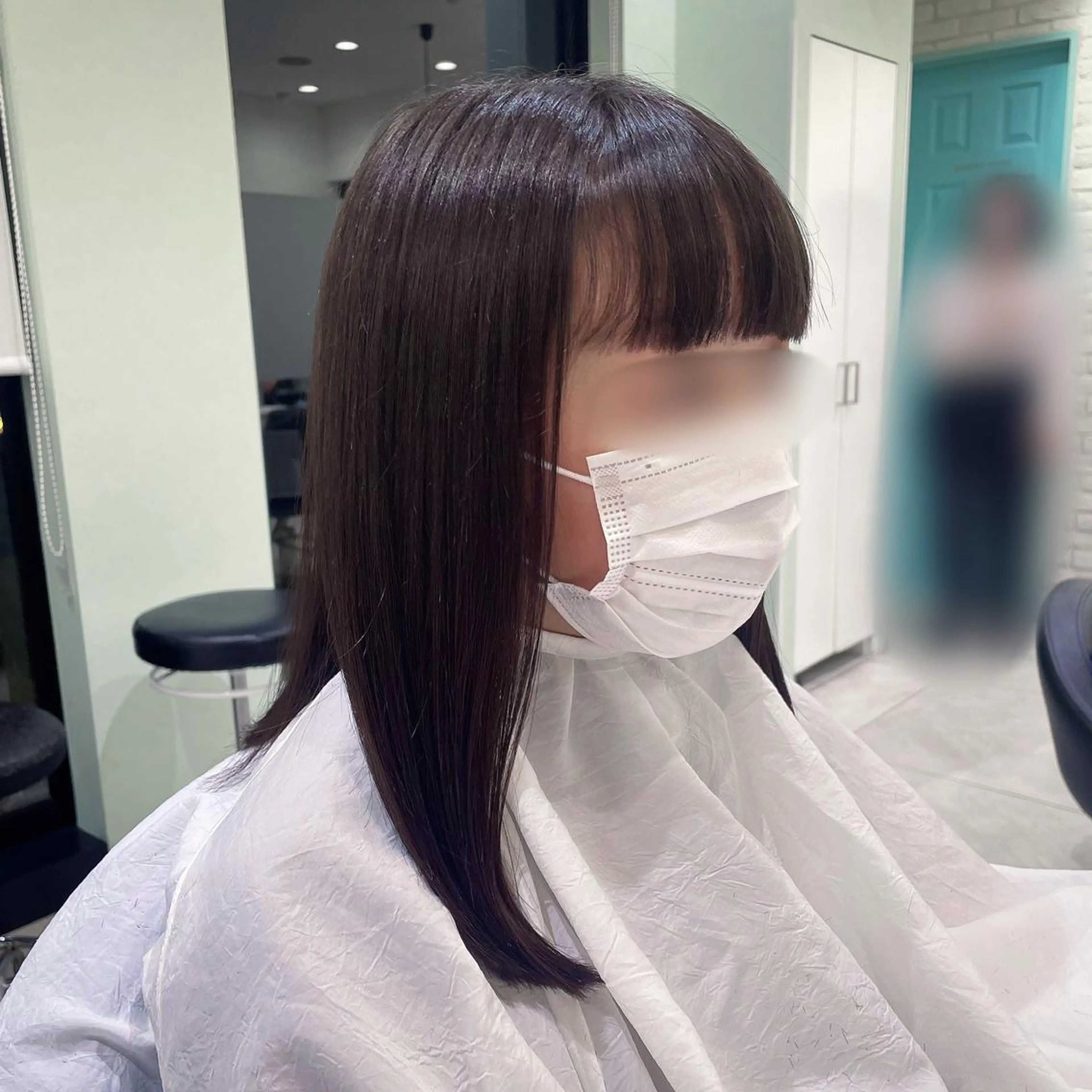 セミロング キッズ パク・ボミン小野リエ 韓国ハーフ🦊のヘアスタイル