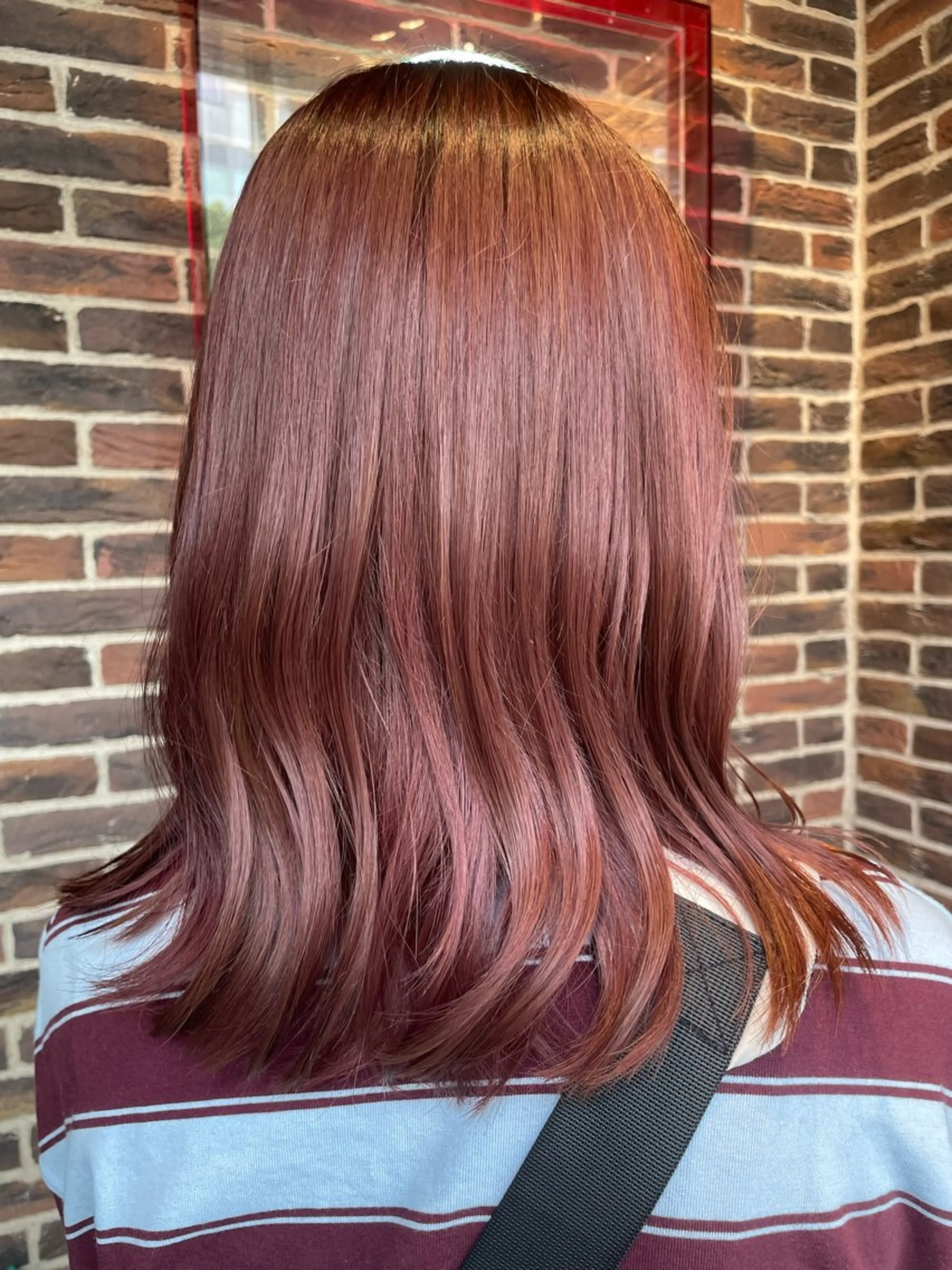 ミディアム カラー カット ヘアカラー トリートメント Hair salon 6所属・ジュニアスタイリスト 照井奈保子のヘアスタイル
