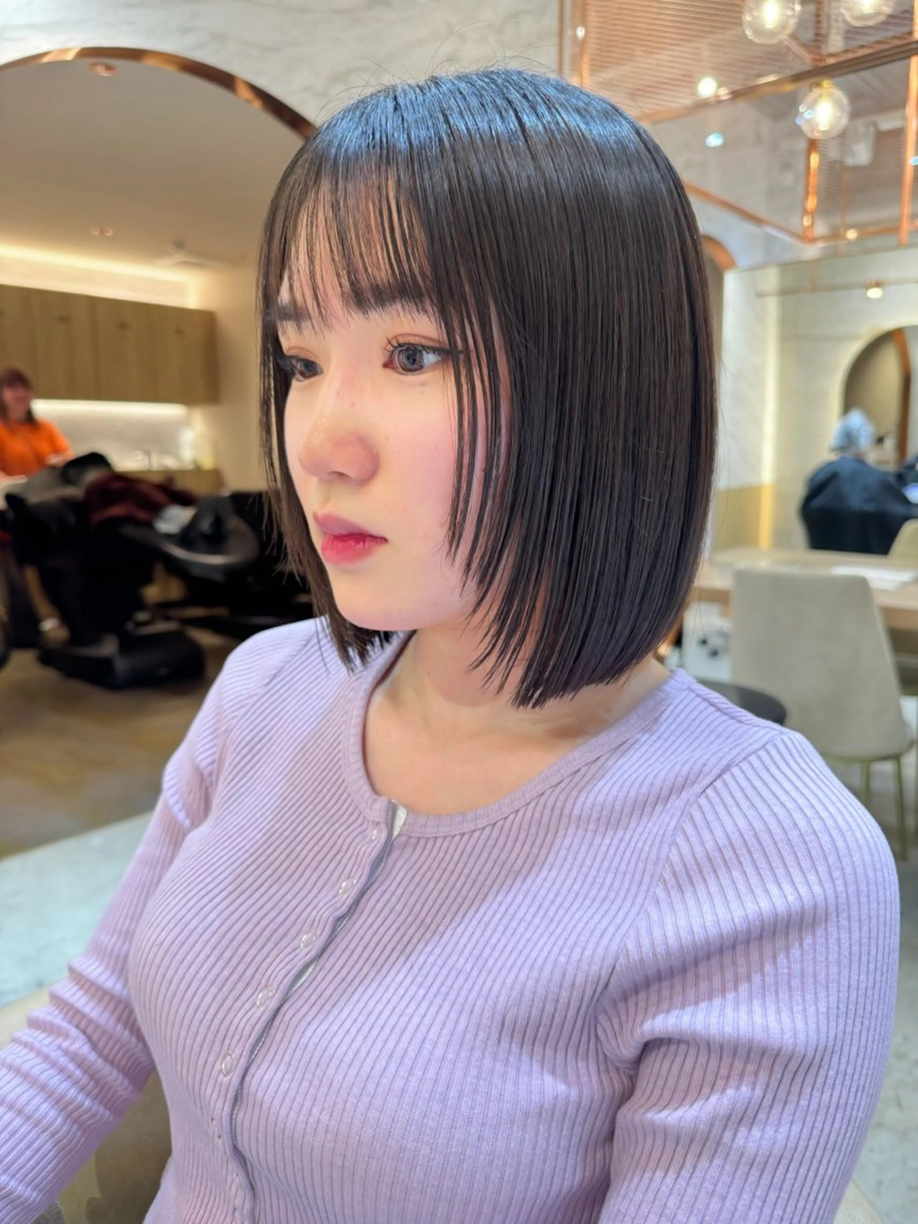 ショート カット ヘアカラー トリートメント 🌹ボブ/髪質改善 韓国レイヤー🌹澤口のヘアスタイル