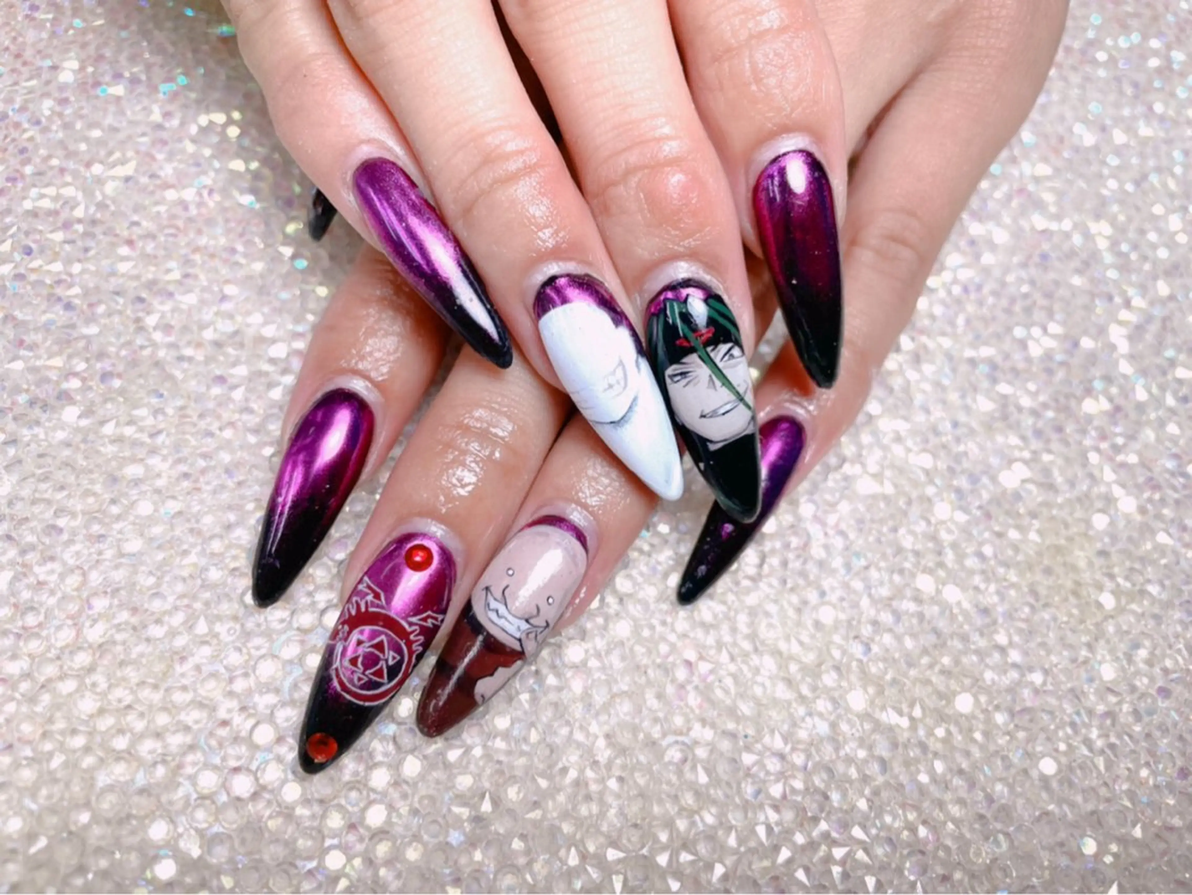 ネイル ハンドネイル ゆりか ジョアアンジェ福島のネイルデザイン