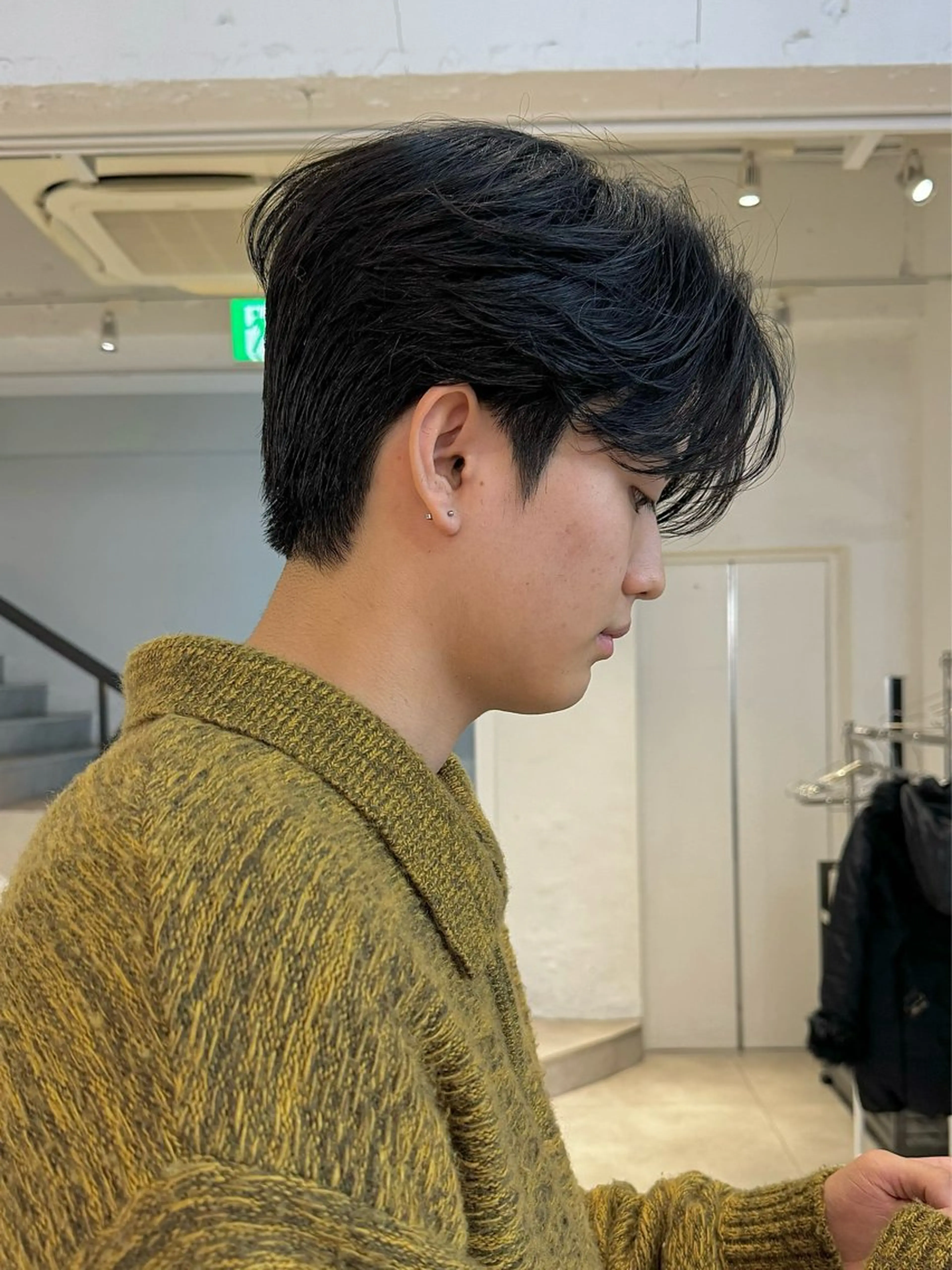 パーマ メンズ カット パーマ 🇰🇷カルマパーマ kaito🇰🇷のヘアスタイル