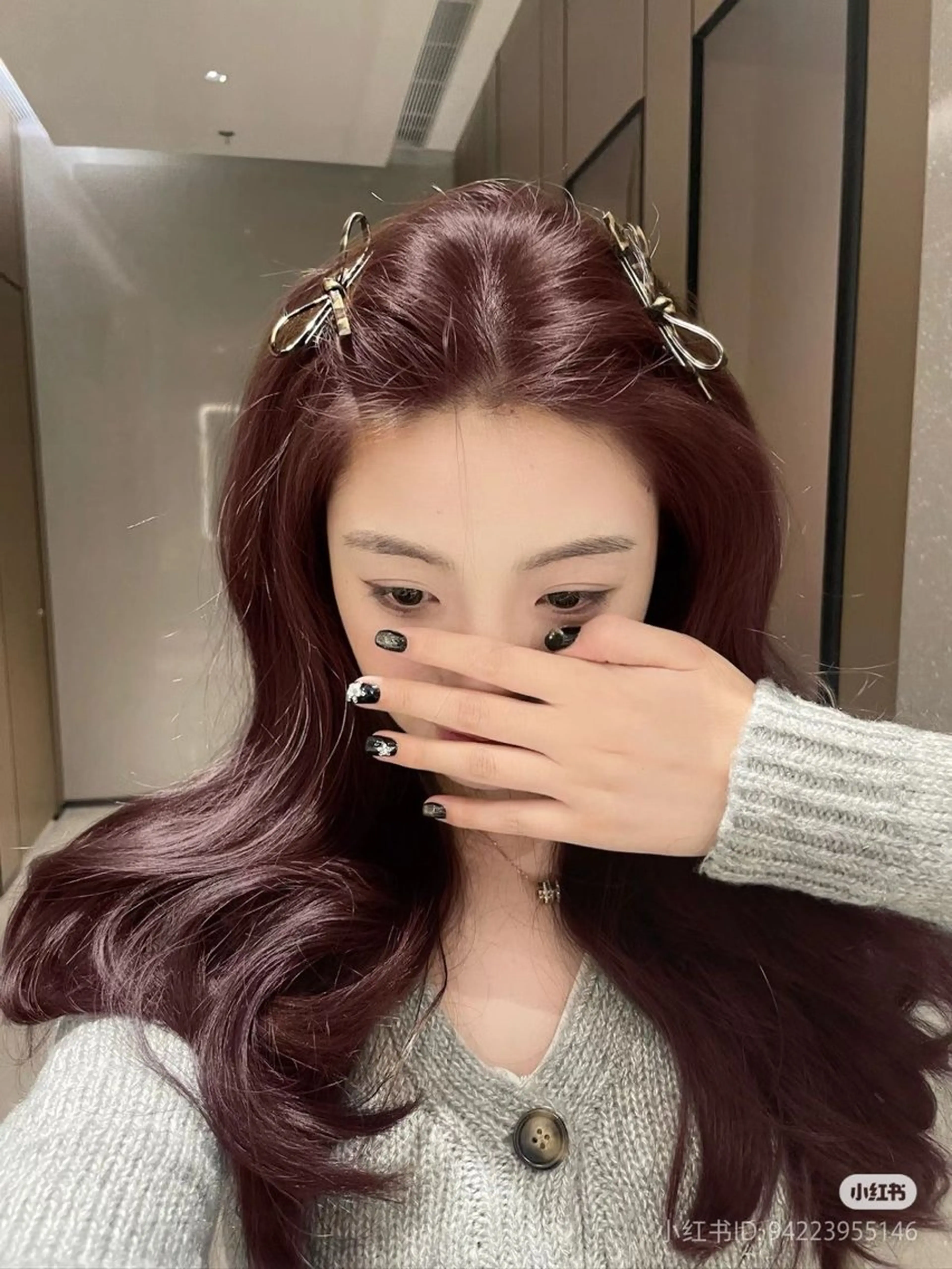 ロング カラー ブリーチ ダブルカラー ブリーチなしカラー ピンクカラー レッドカラー ヘアカラー 暖色カラー/縮毛矯正 なーな🎀🤍のヘアスタイル