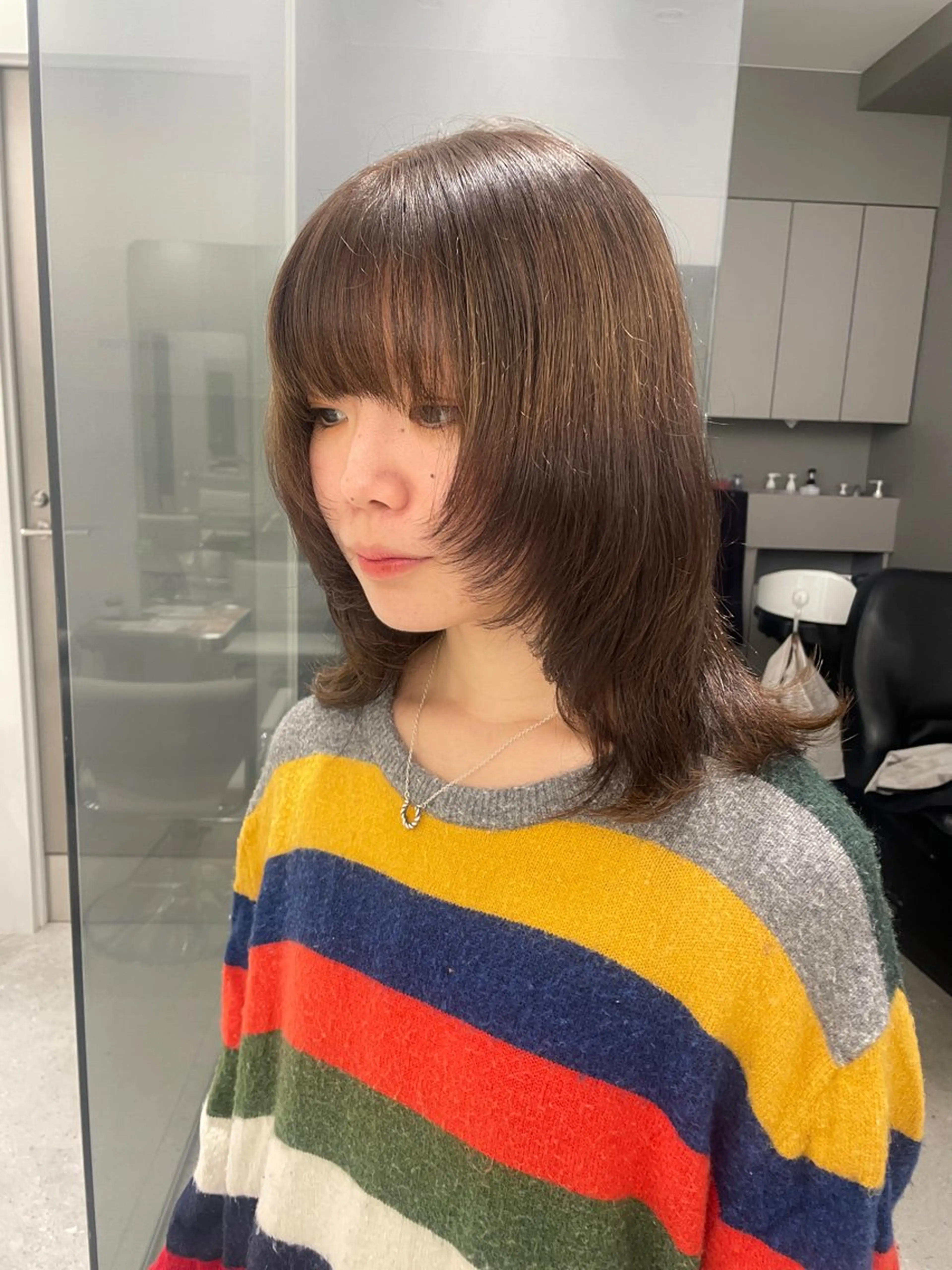ミディアム カット Lyuck所属・艶カラー ⋆✦ HIROMIのヘアスタイル