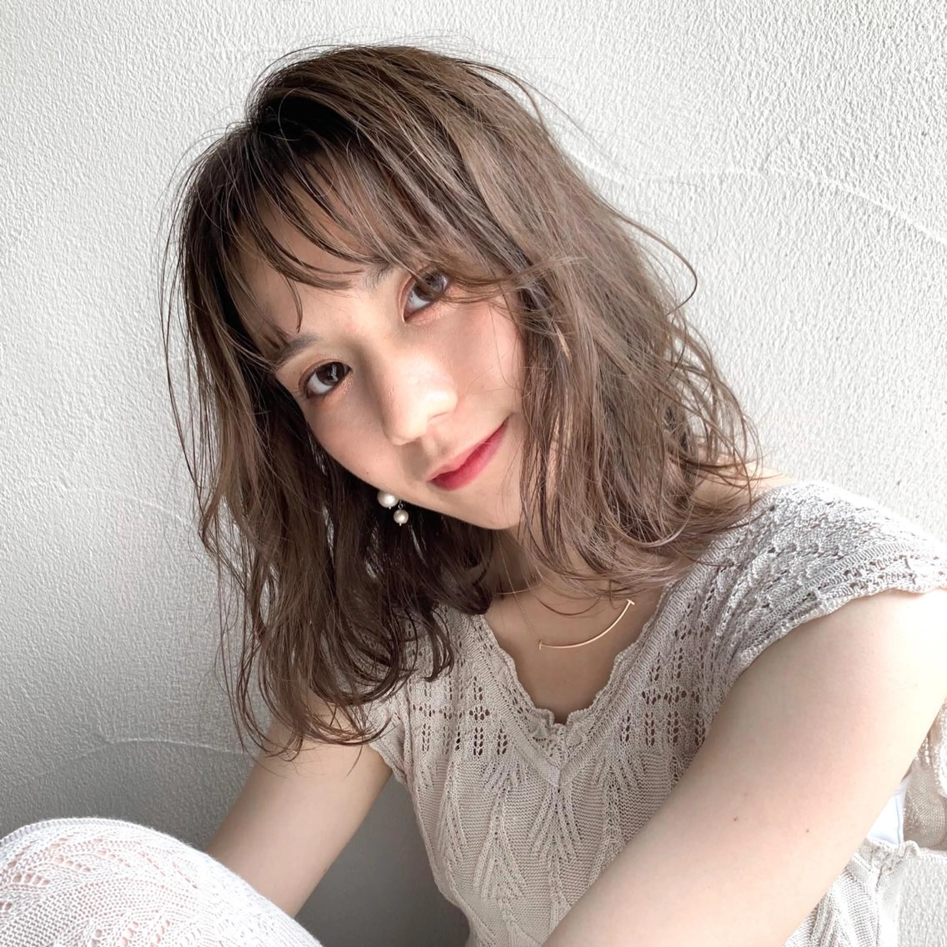 ミディアム 王子田 隼のヘアスタイル