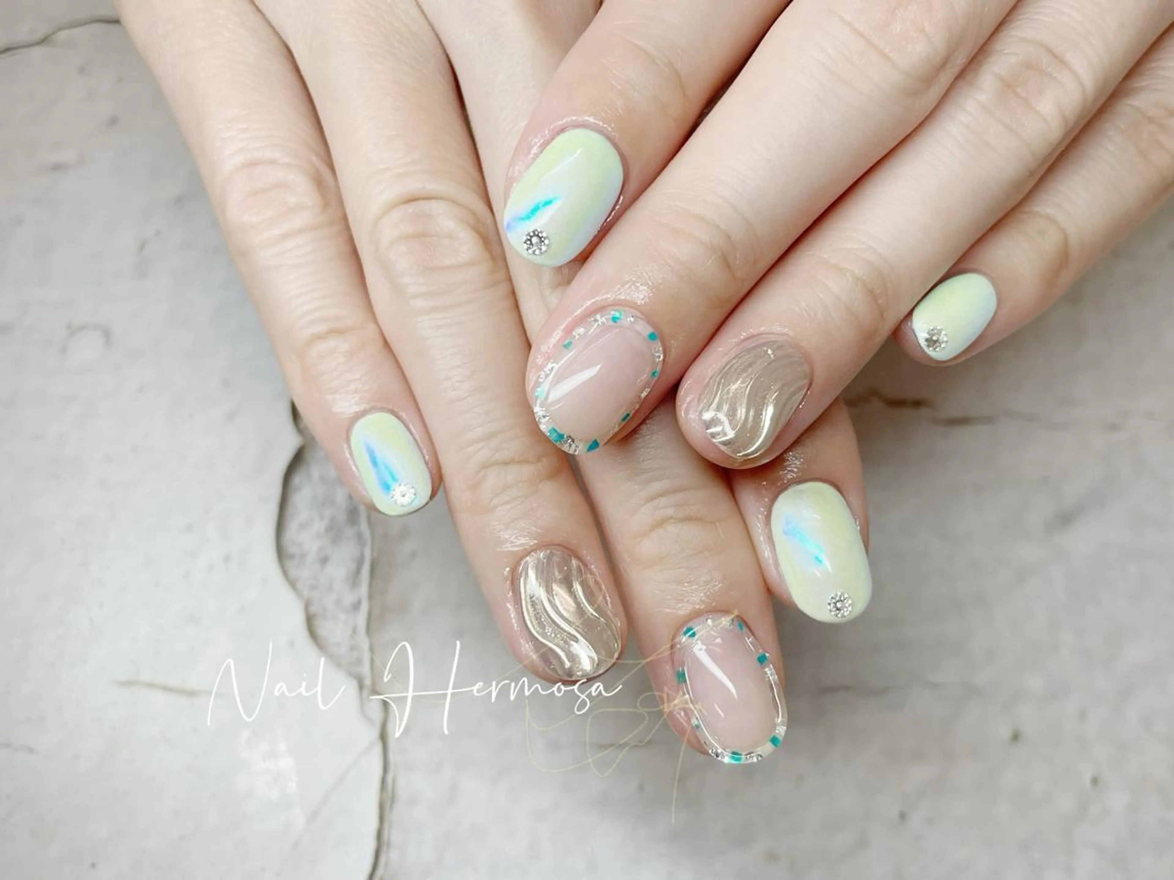 ネイル 桜ネイル 長さ出し フラッシュネイル フラワーネイル フットネイル ハンドネイル ネイル エルモサのネイルデザイン