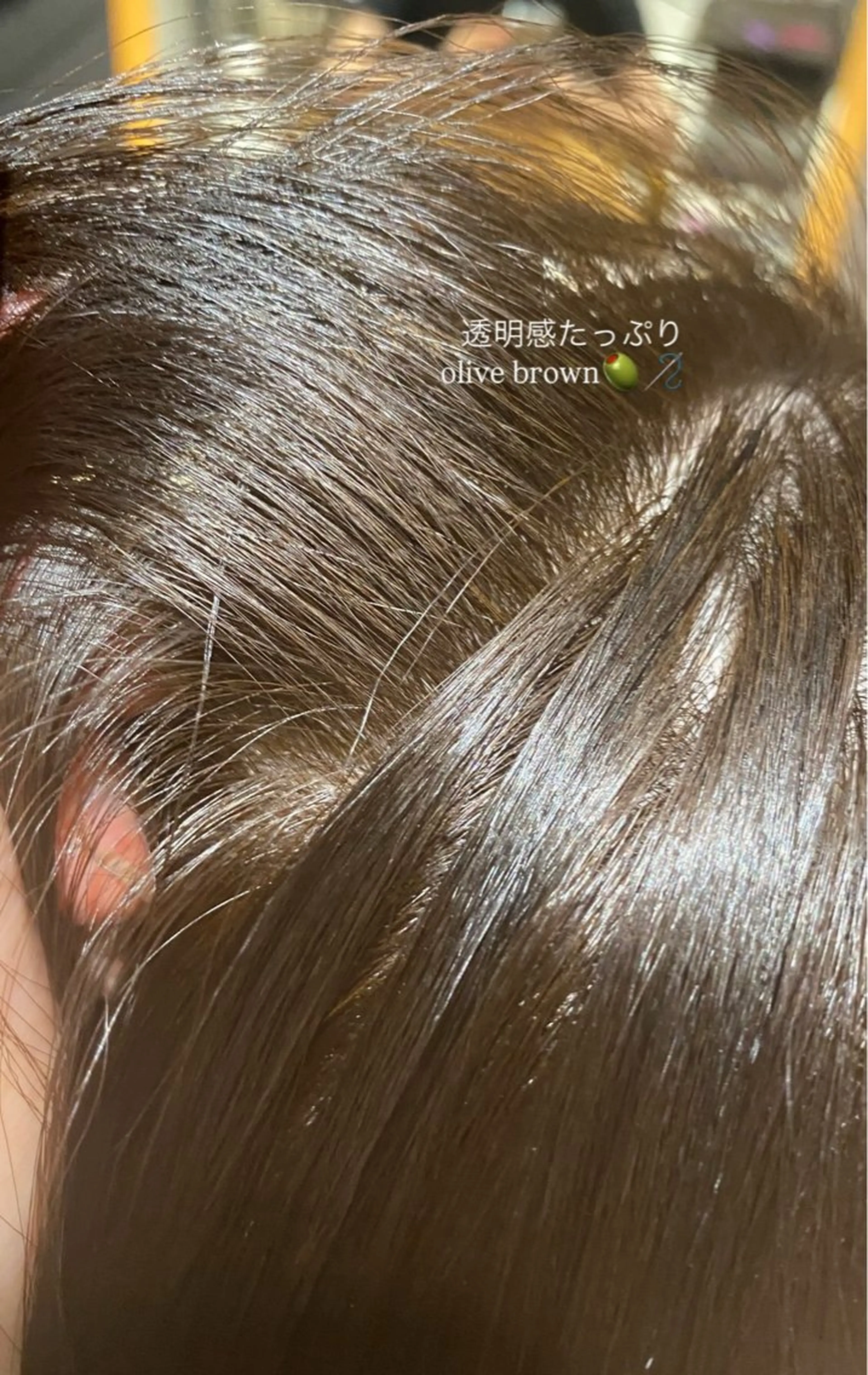 ミディアム カラー ヘアカラー 関根 桃羽のヘアスタイル