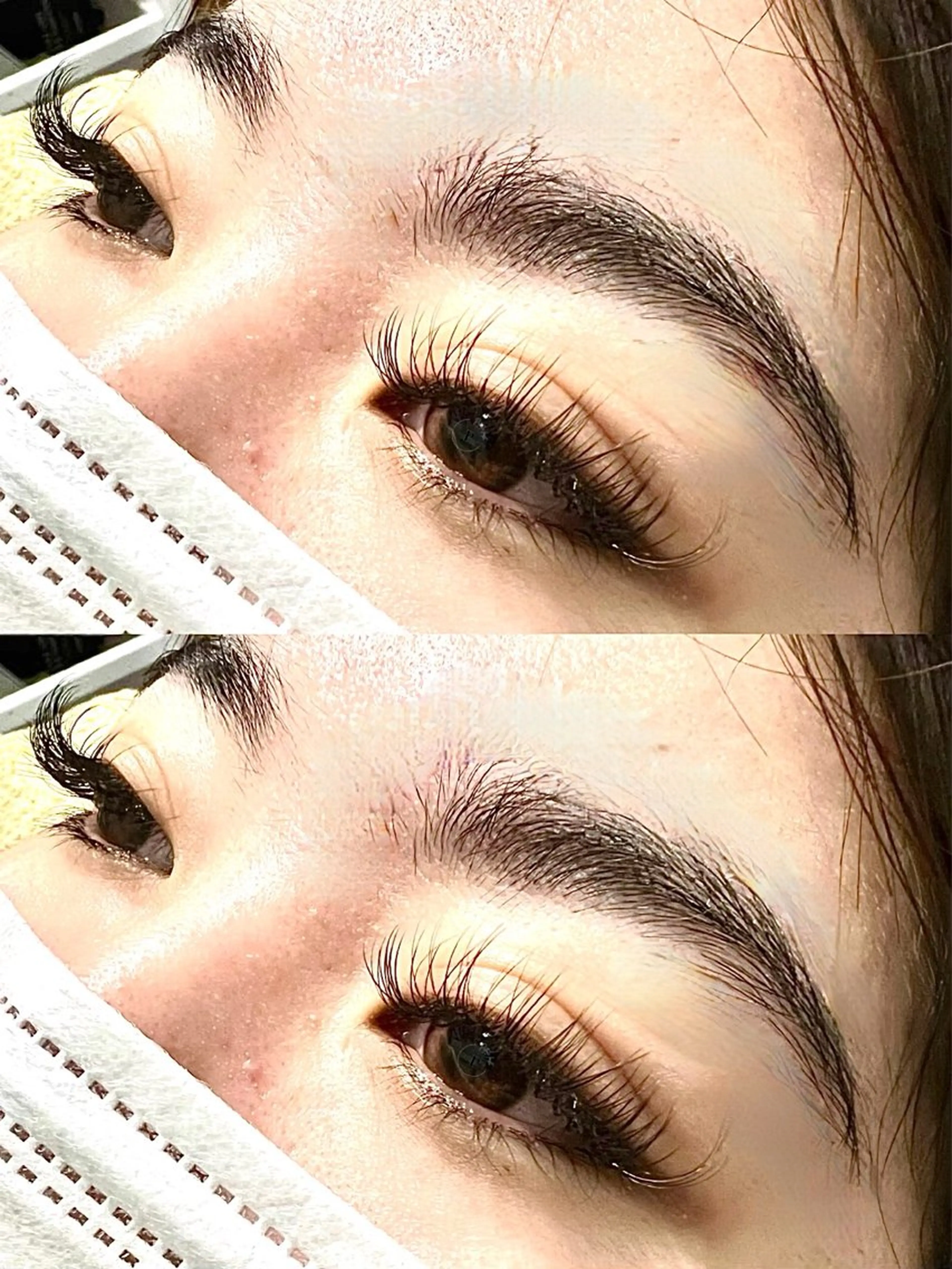 マツエク・マツパ Dカール ゴージャス 一重×まつ毛パーマ マツエク eyelash presh yukaのマツエク・マツパデザイン