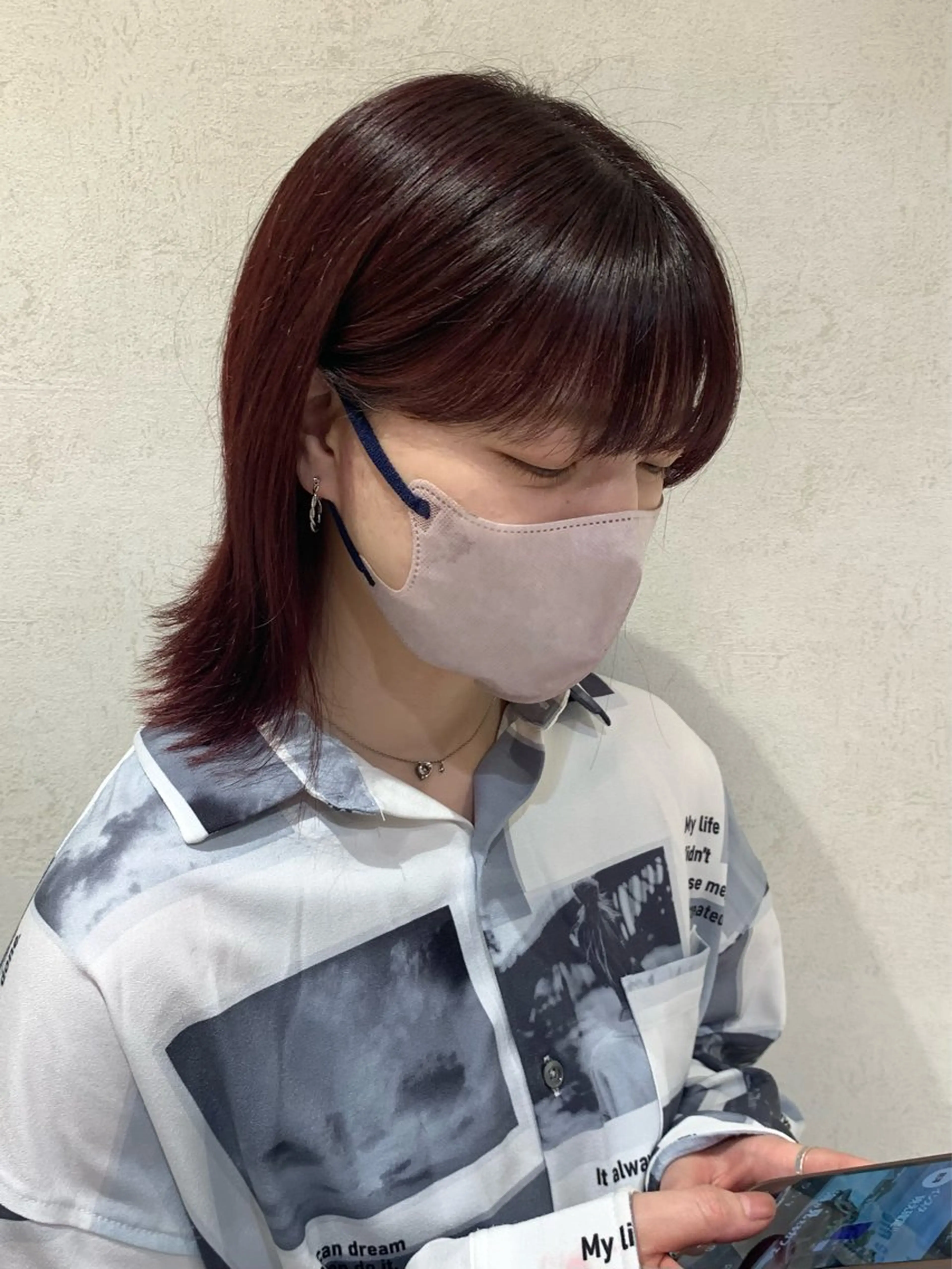 ショート カラー カット ヘアカラー トリートメント 艶カラー/暖色カラー /透明感/ryutoのヘアスタイル