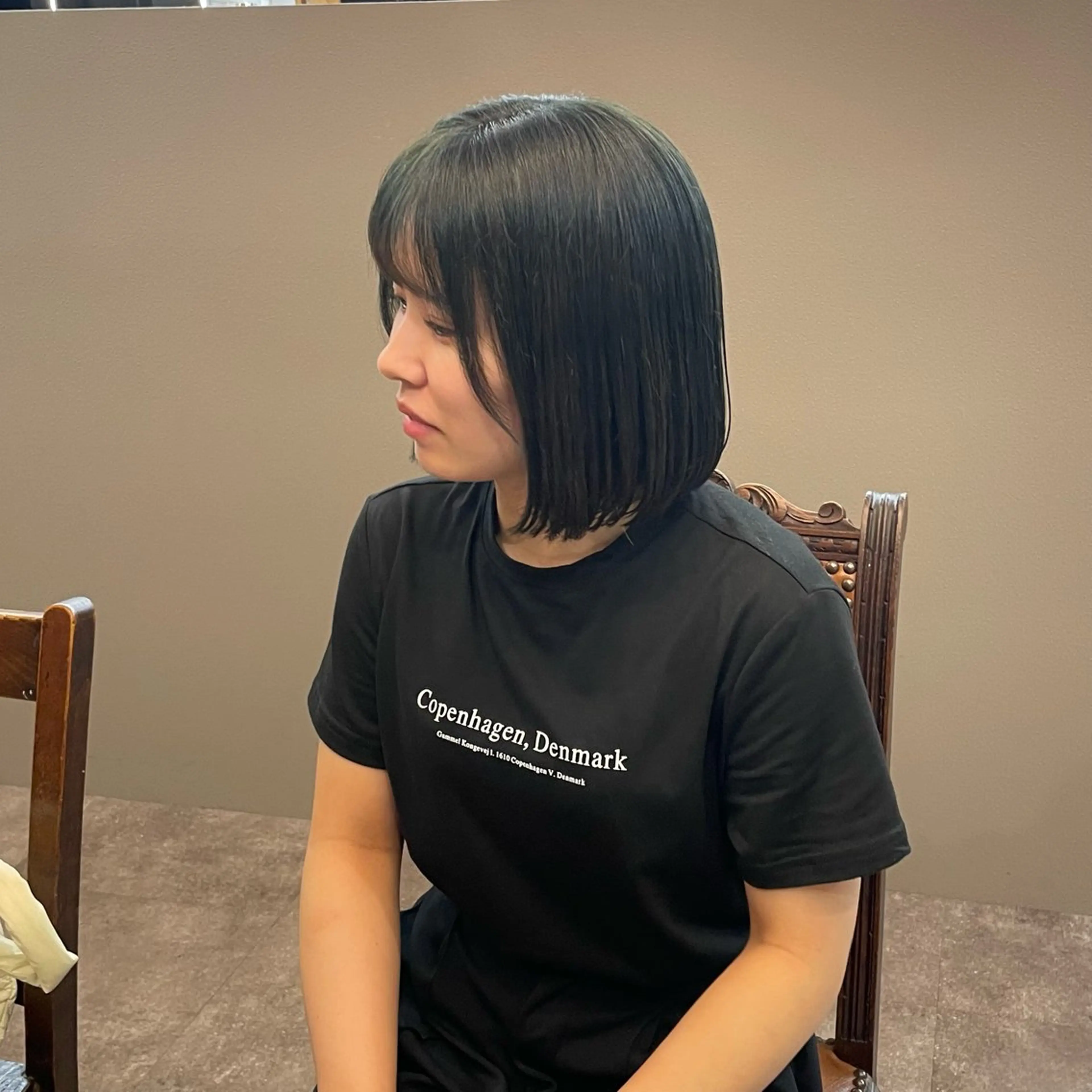 ミディアム カラー 透明感カラー オリーブカラー オレンジ ヘアカラー ...alley所属・❄️透明感カラー / ハイトーン❄️WAOのヘアスタイル