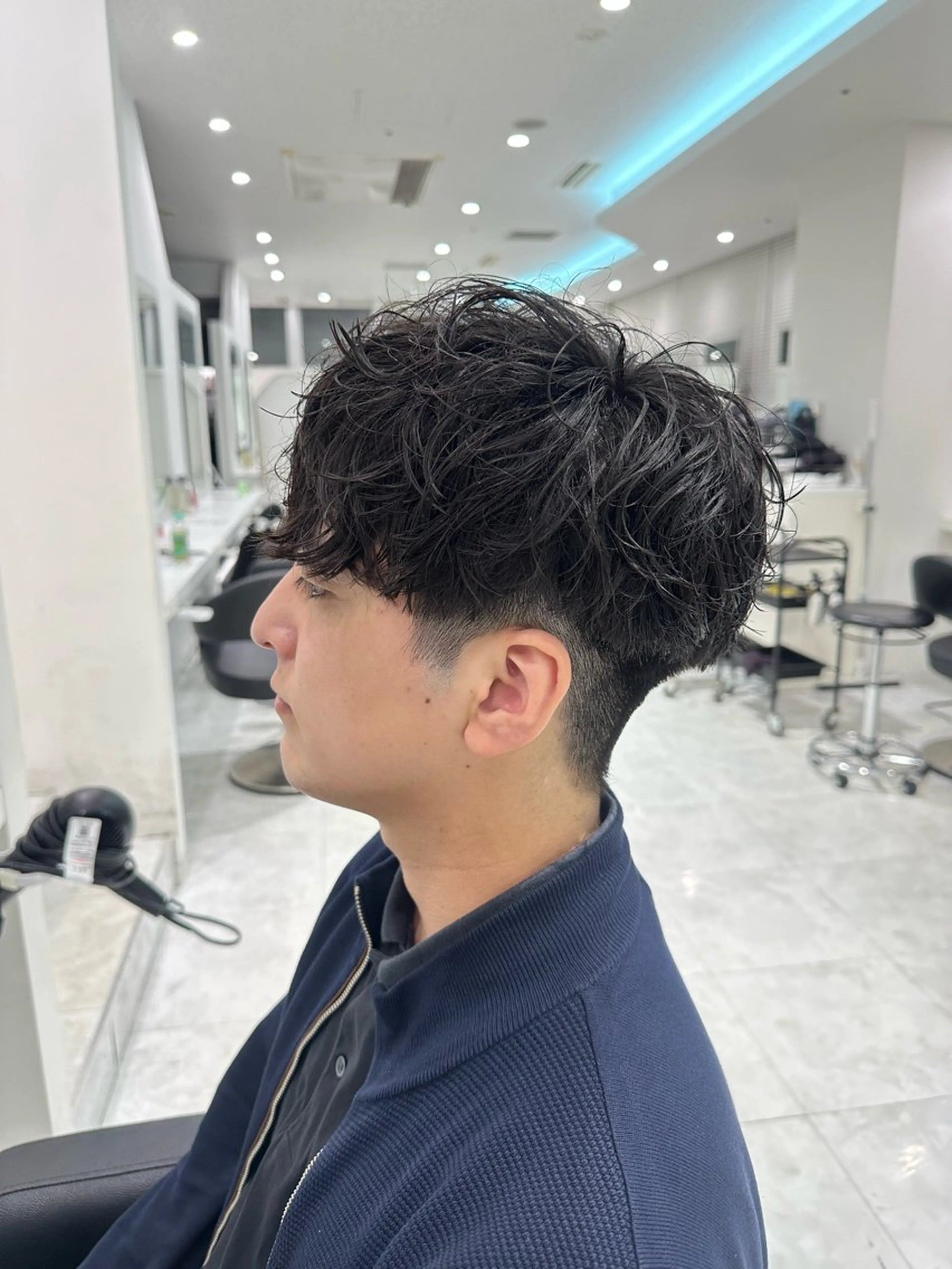 パーマ メンズ カット パーマ 🐺メンズパーマ マッシュ　あさひ🐺のヘアスタイル