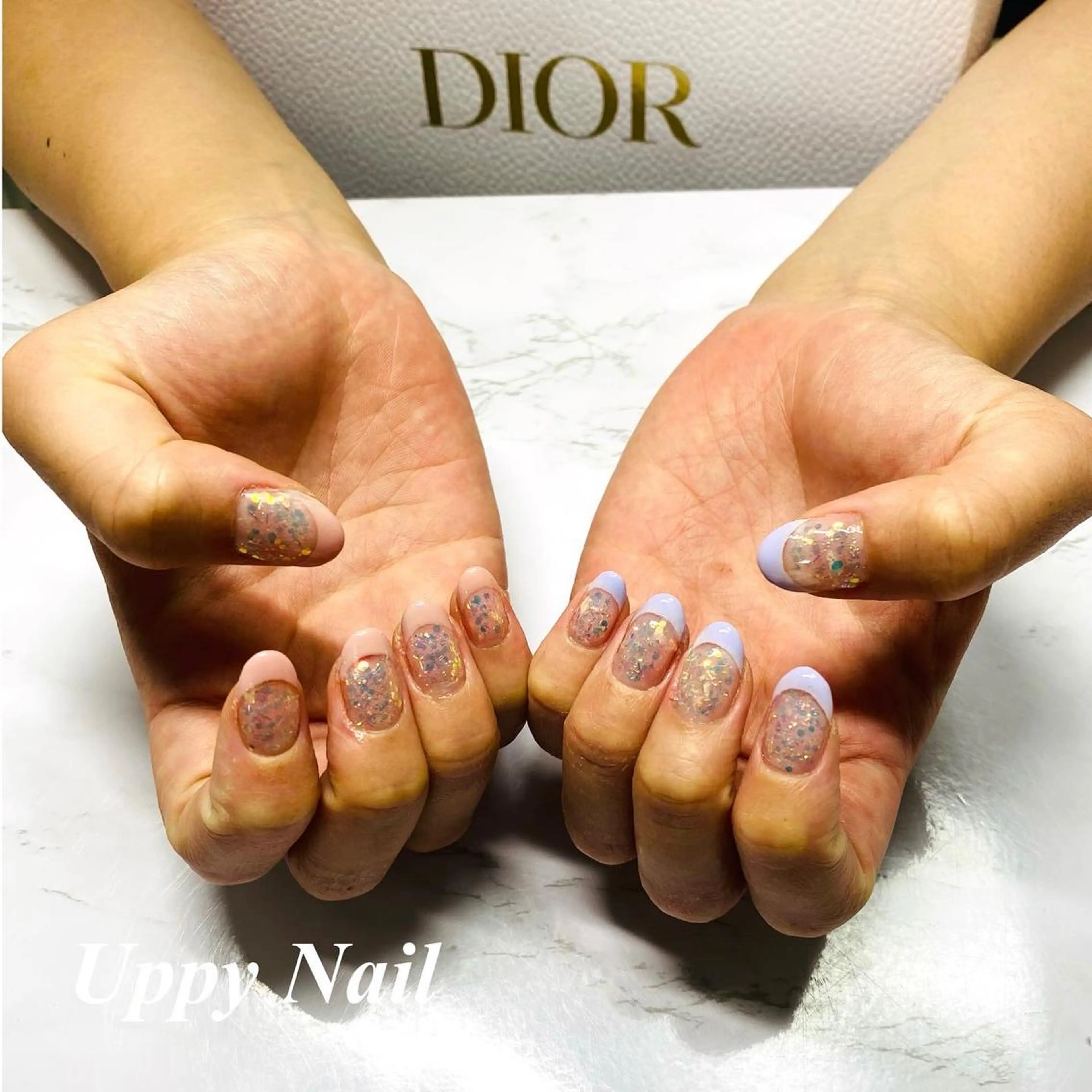 ネイル フレンチネイル パステルネイル Uppy Nail ukyoのネイルデザイン