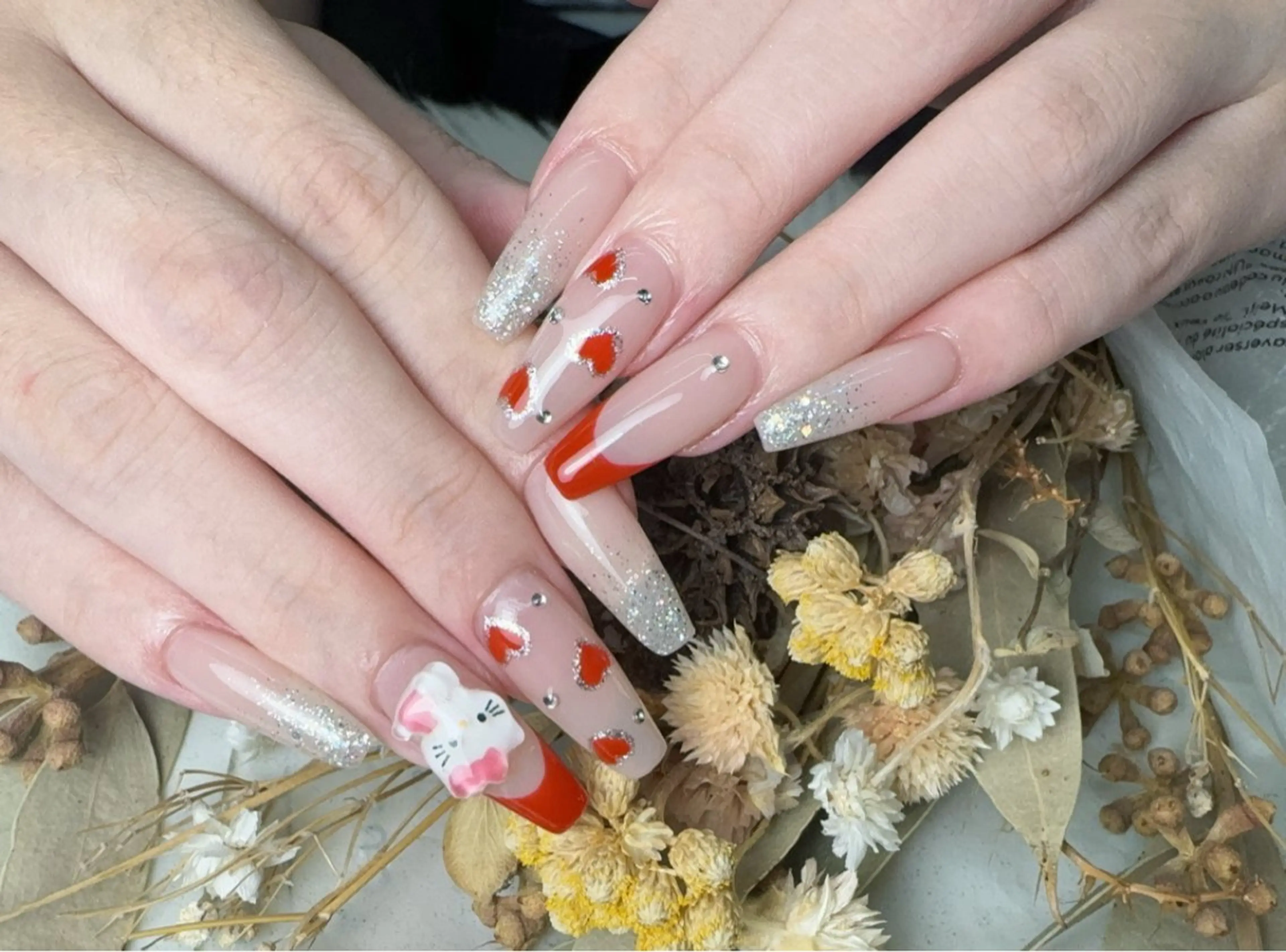 ネイル ハンドネイル ハンドケア cat‘s nail🐈‍⬛のネイルデザイン