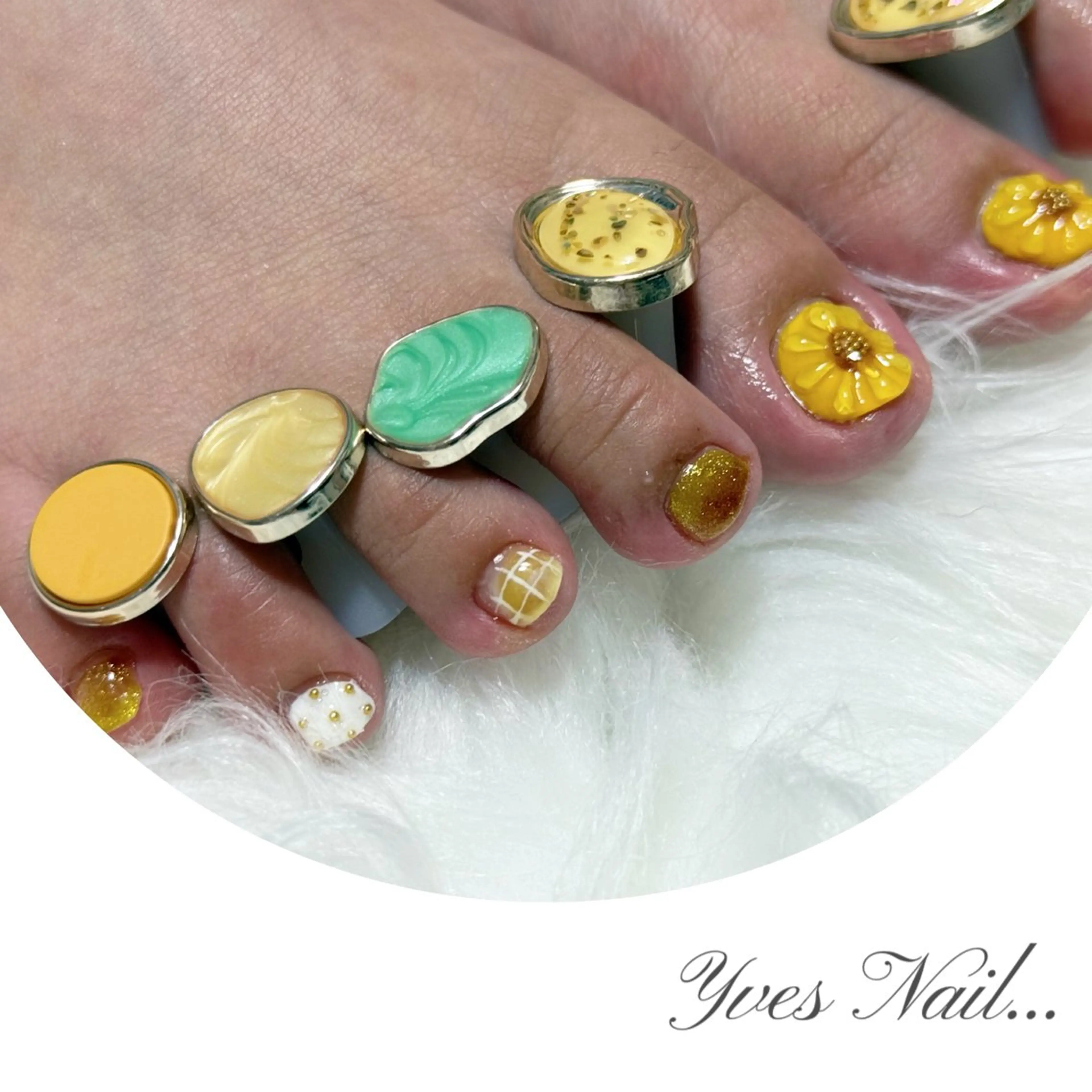 ネイル フットネイル フットネイル kanno yのネイルデザイン