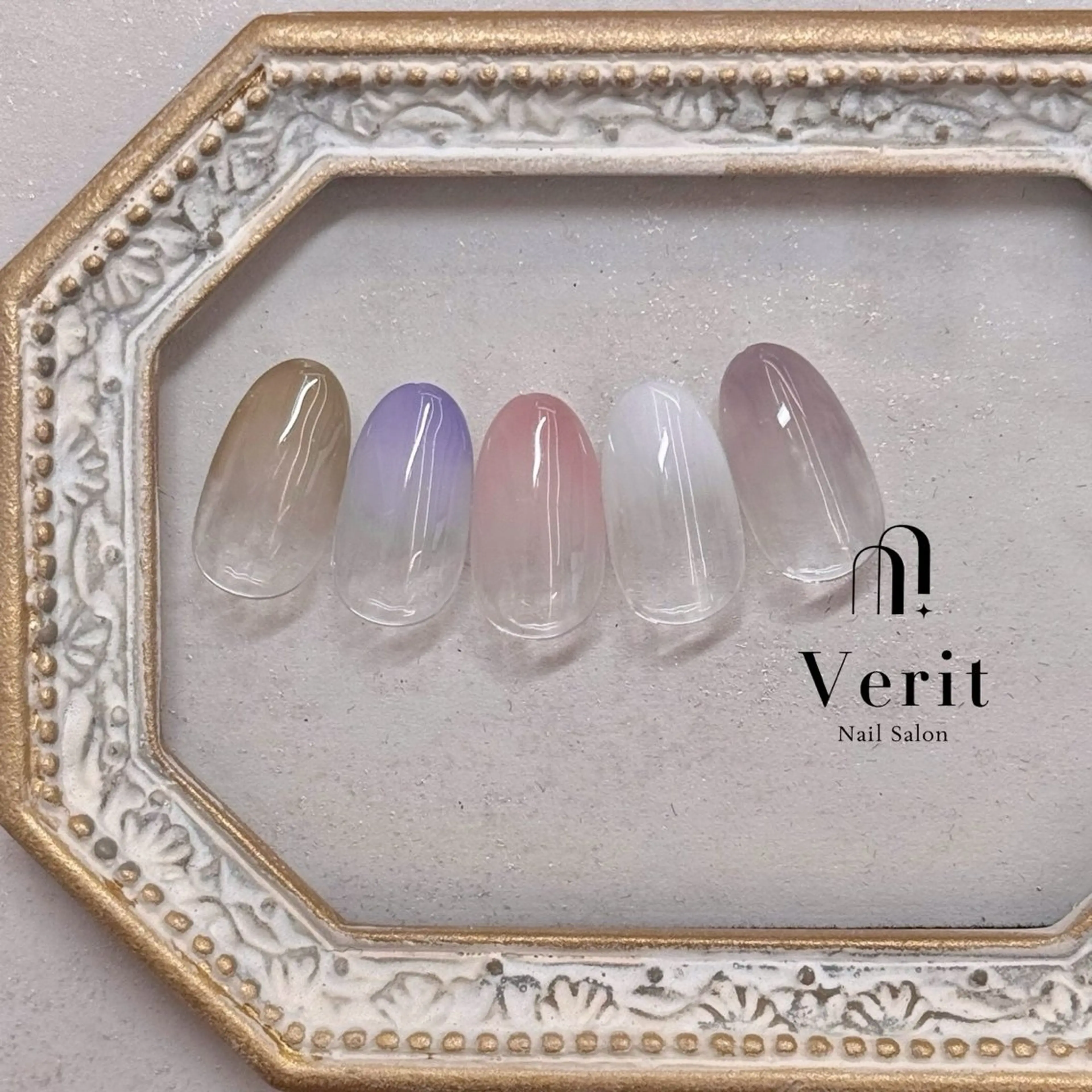 ネイル クリアネイル グラデーション ハンドネイル Kurumi (Verit大森店)のネイルデザイン