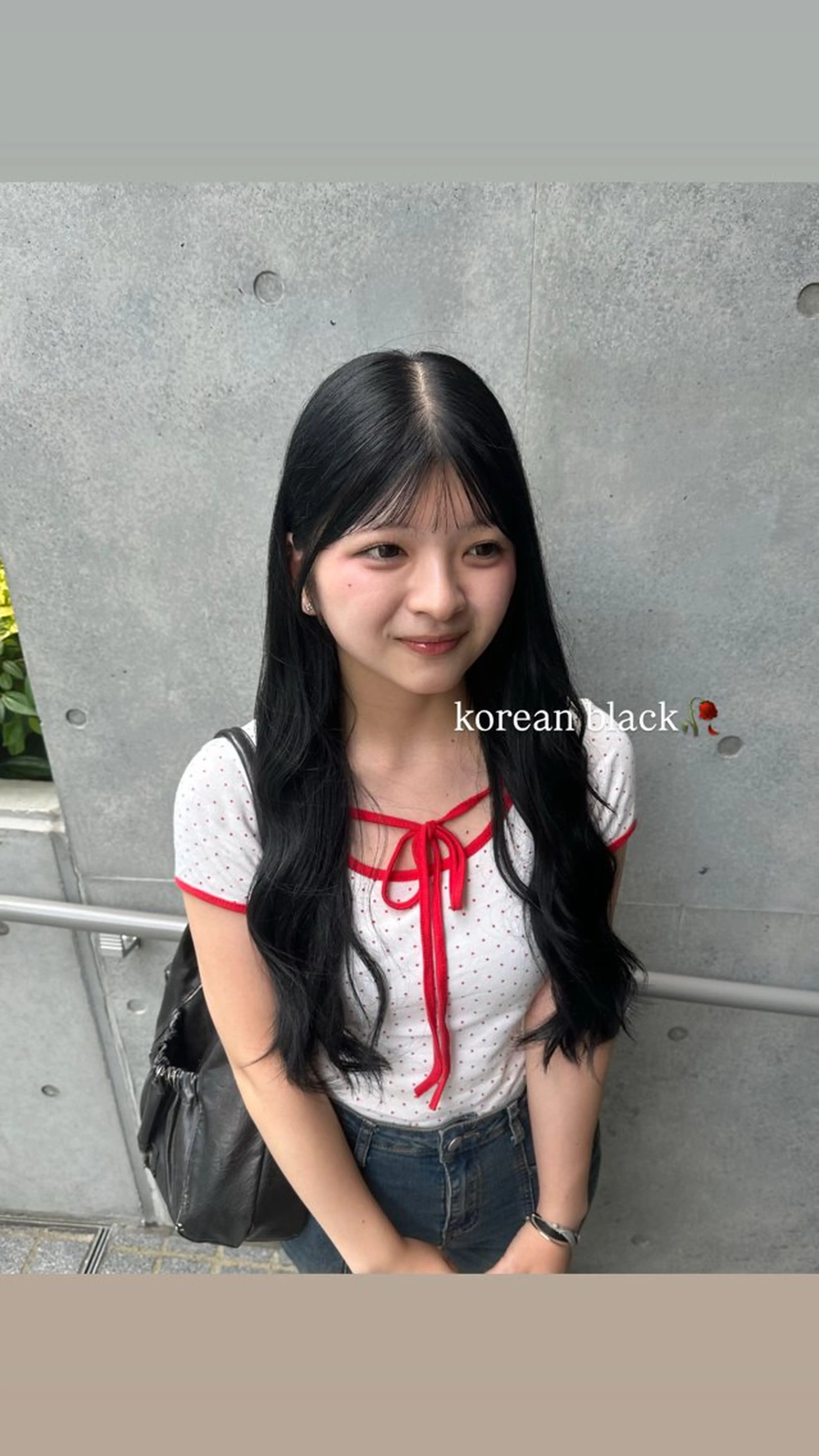 ロング カラー 黒髪 ブリーチ ヘアカラー 垢抜け水光肌カラー kira🌛のヘアスタイル