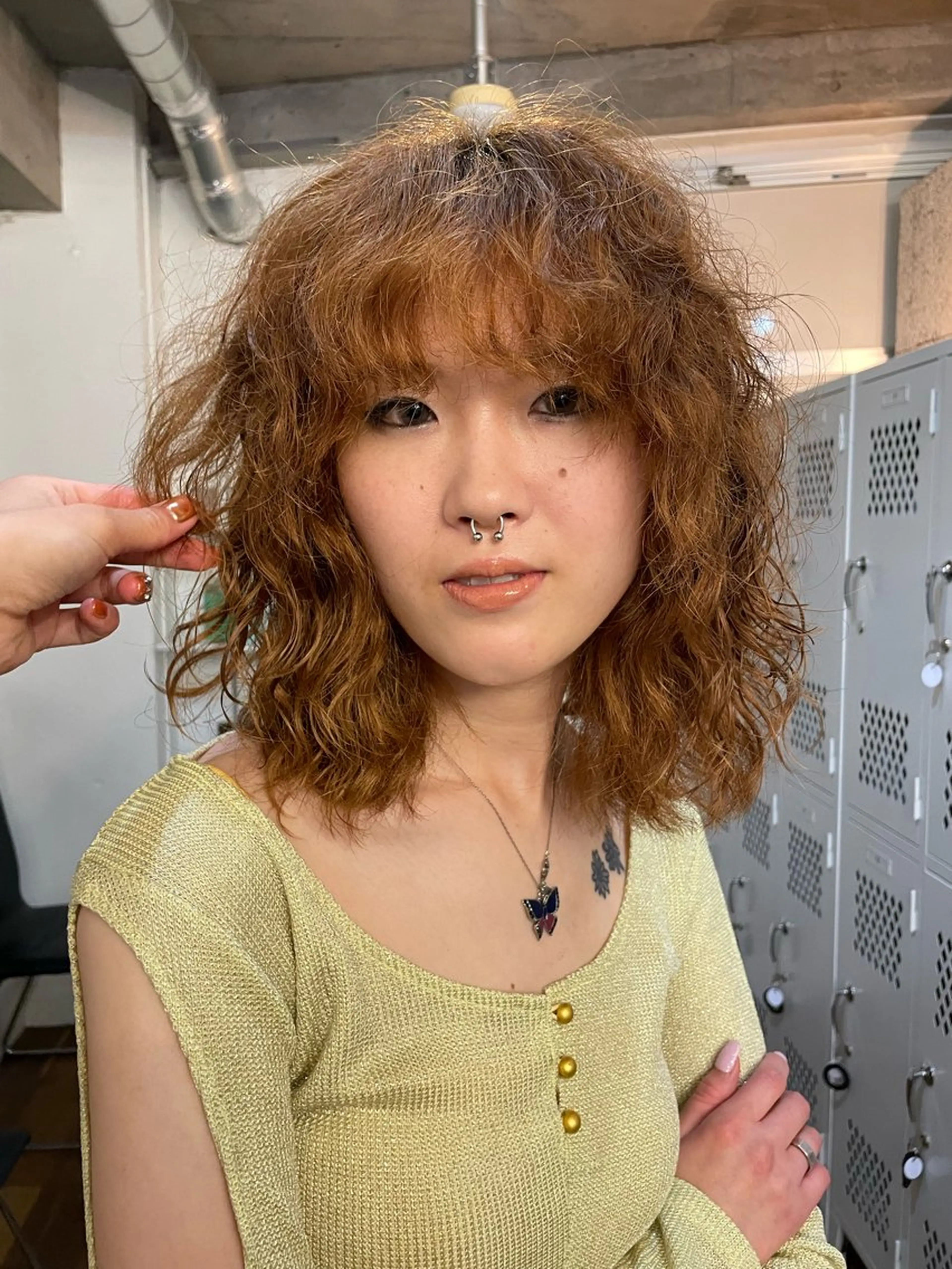 ミディアム パーマ ミディアムパーマ スパイラルパーマ カット パーマ fifth /鈴木あづさのヘアスタイル