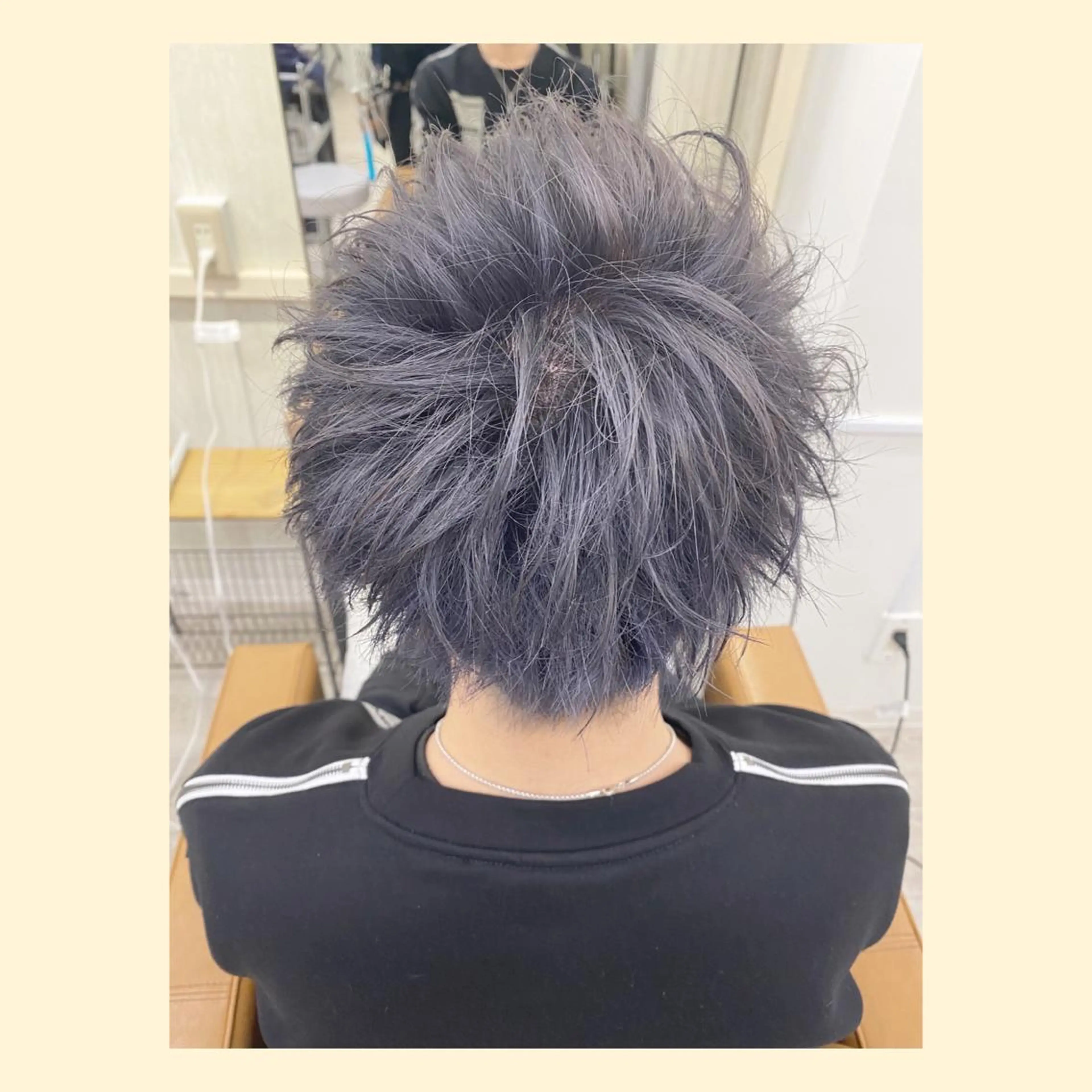 ショート カラー メンズ ショートボブ メンズバレイヤージュ メンズブリーチ メンズハイライト メンズインナーカラー カット ヘアカラー トリートメント 🌈ショート特化 中村崇宏🌈のヘアスタイル