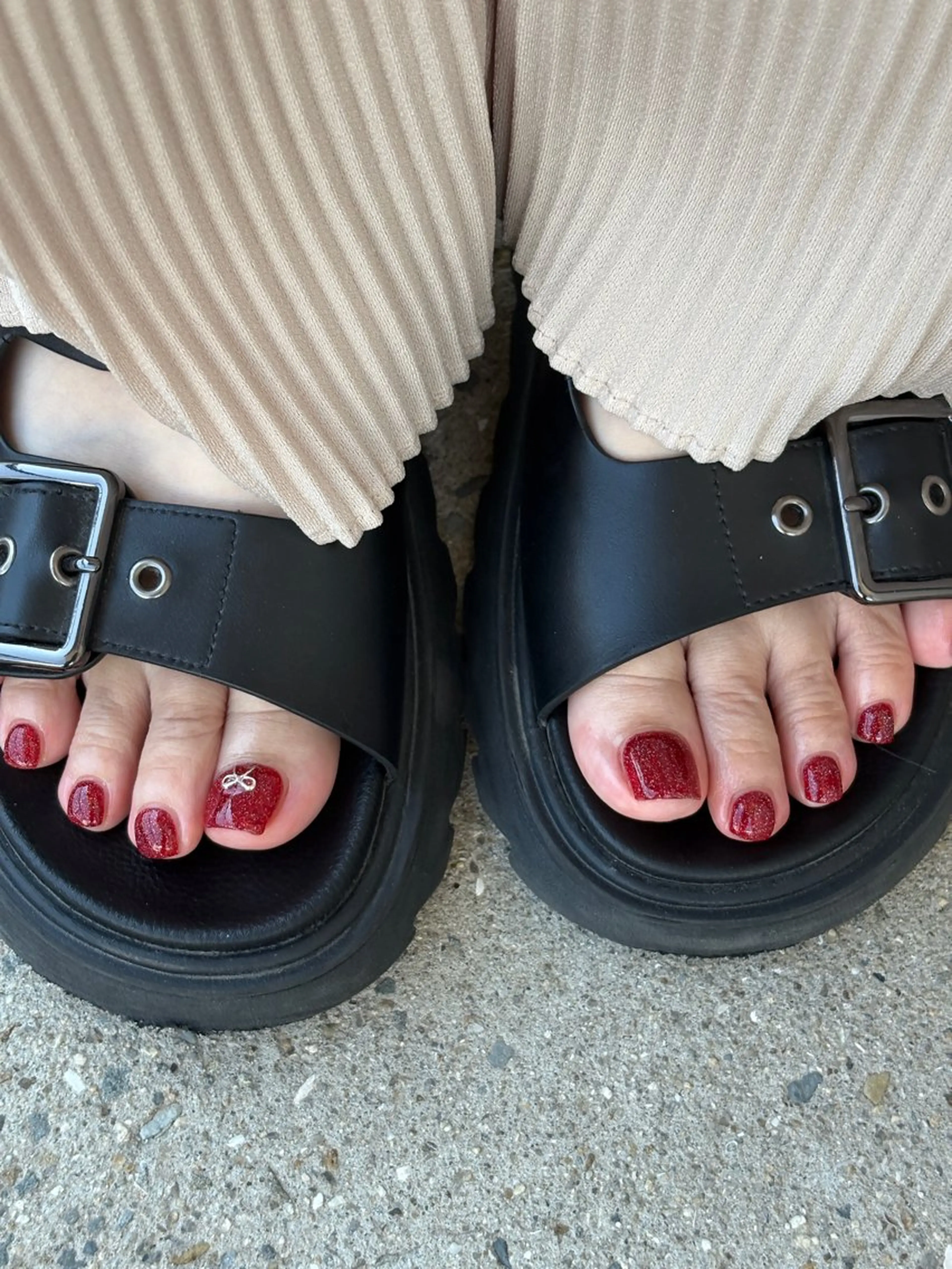 フットネイル ワンカラー💅✨ ［練習モデル価格］の写真