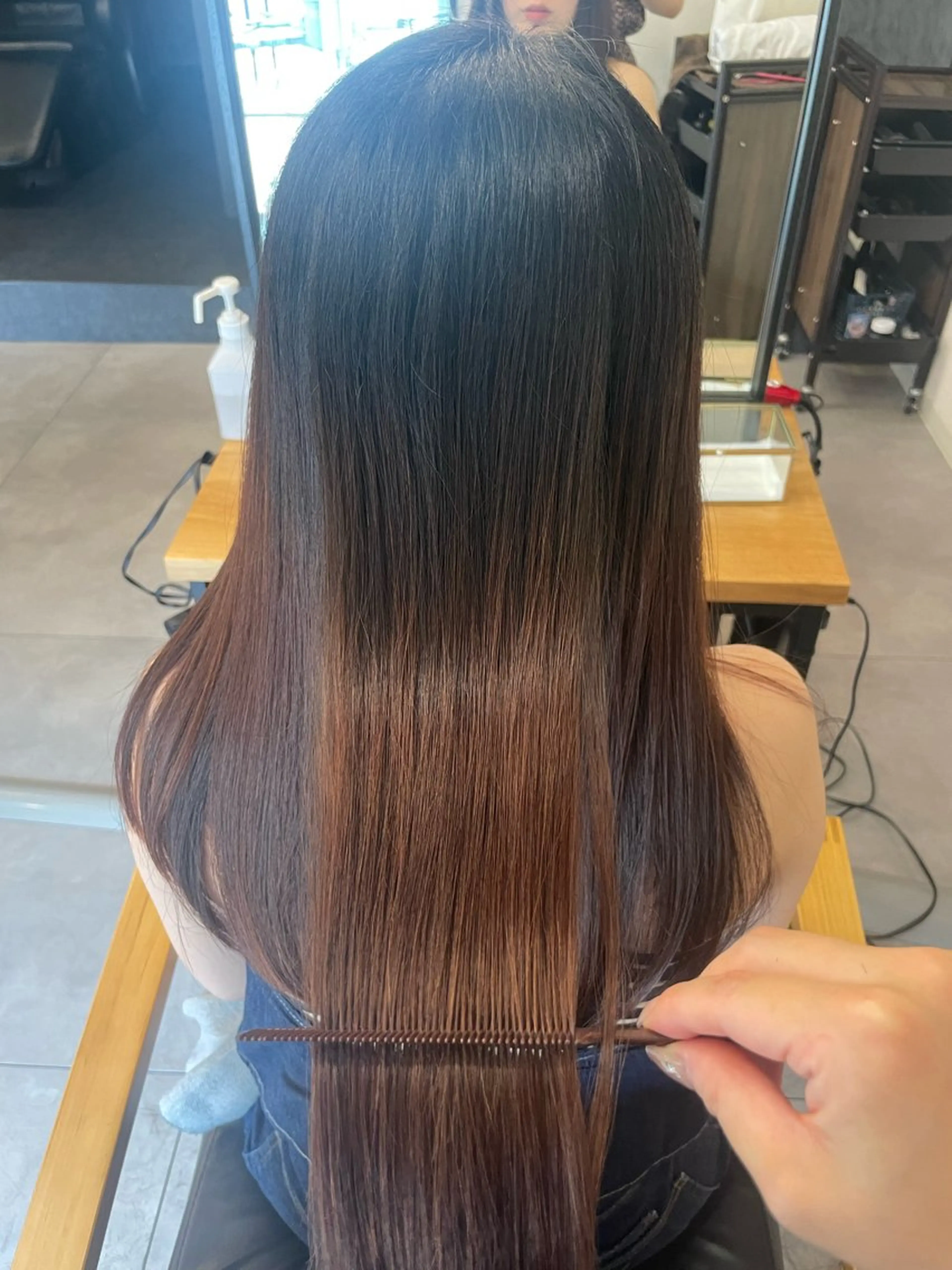 ロング 今村 南穂のヘアスタイル