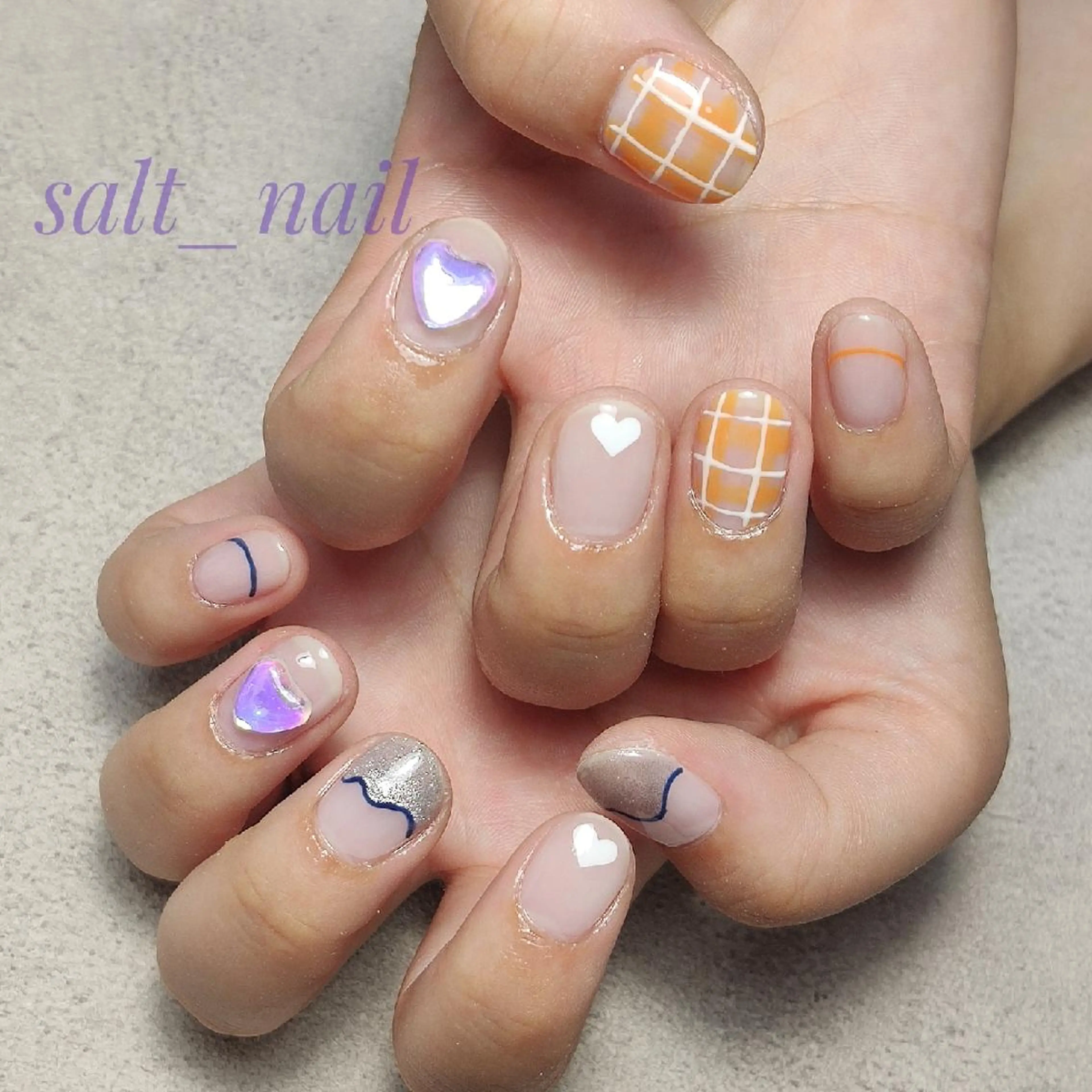 ネイル ハンドネイル 個人サロン saltnailのネイルデザイン