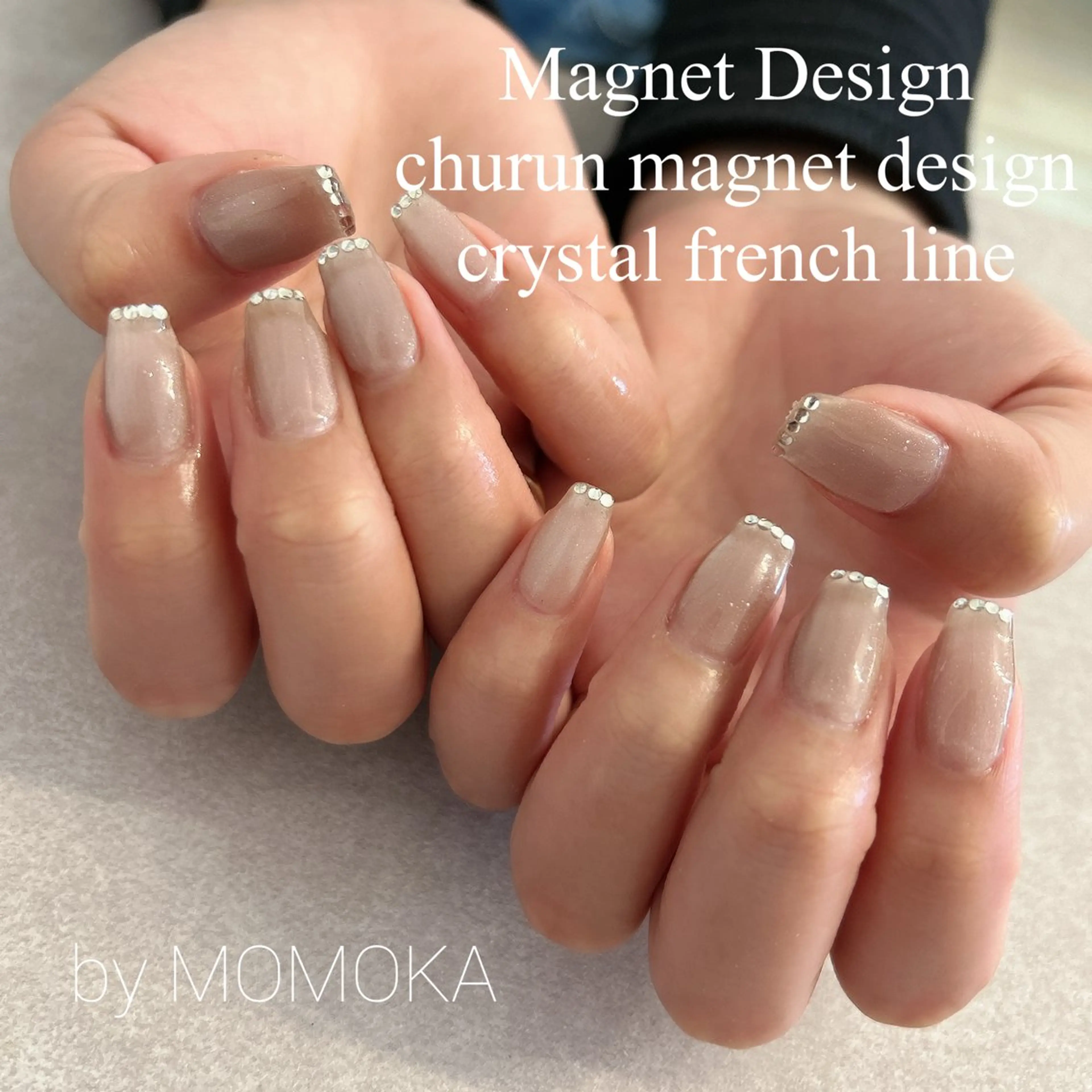 ネイル マグネットネイル ハンドネイル momoka_nails所属・Momo Nailsのネイルデザイン