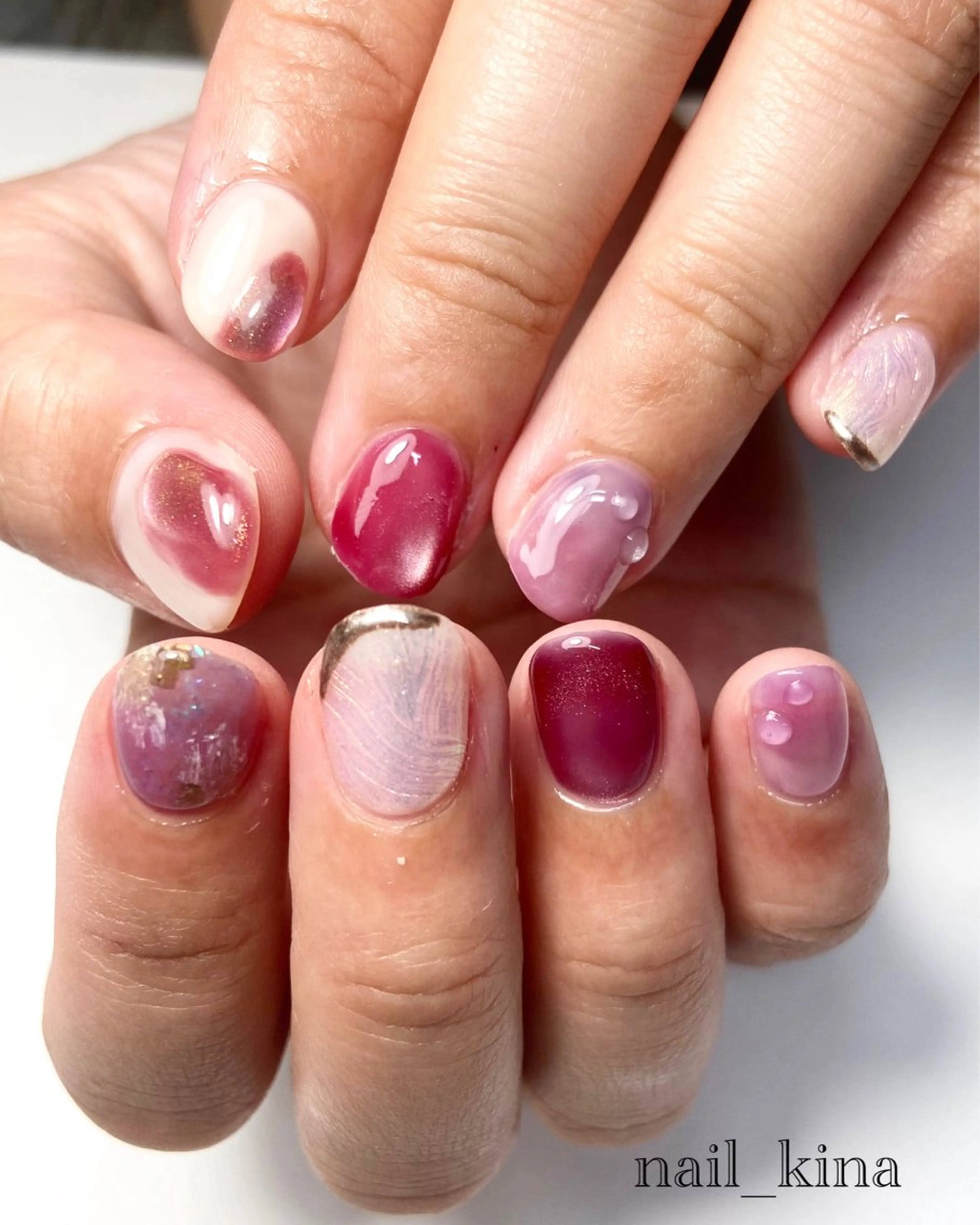ネイル 持ち込み ハンドネイル nail_ kinaのネイルデザイン