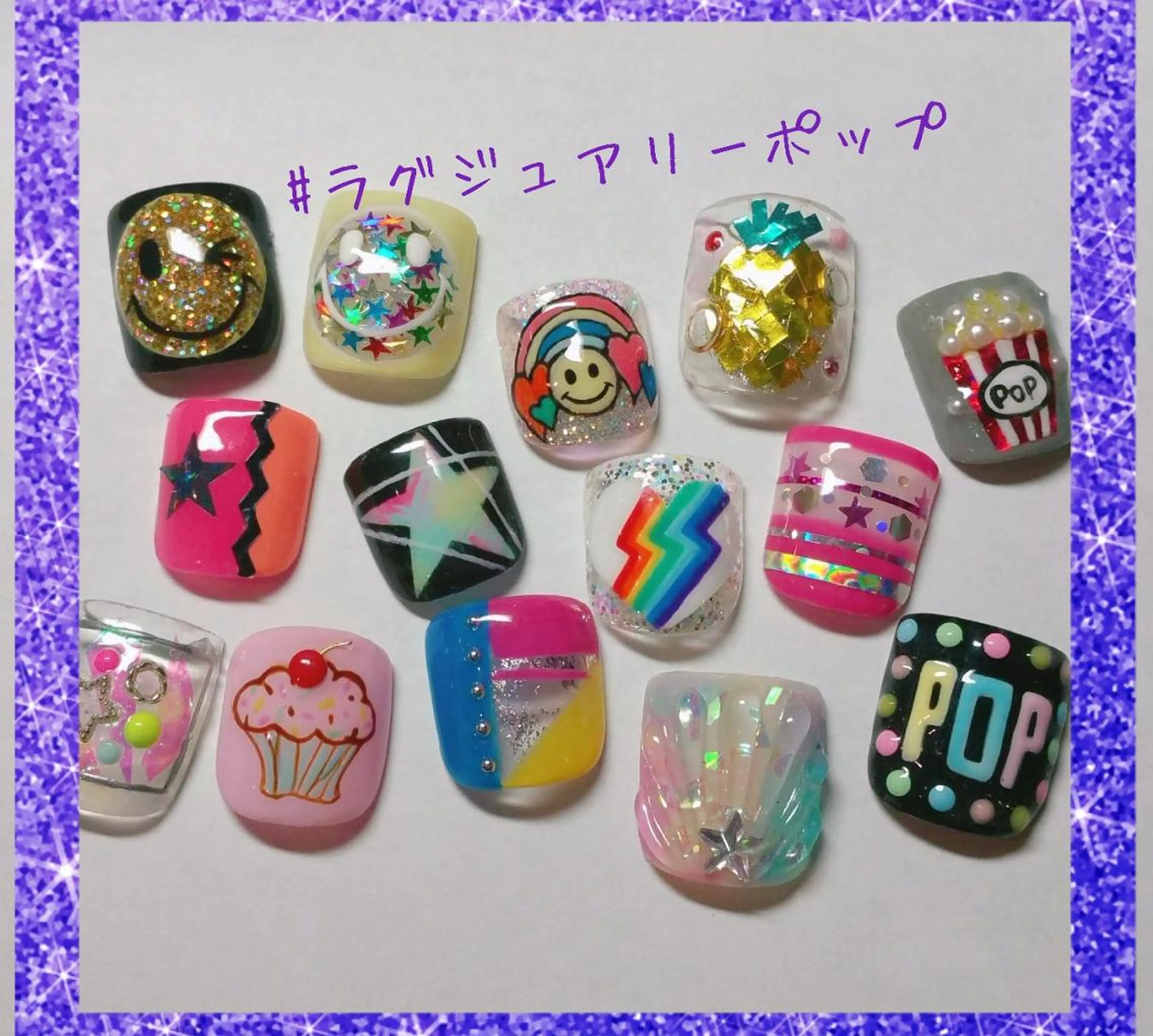 ネイル フットネイル Menail心斎橋筋 ギャル×韓国🇰🇷のネイルデザイン