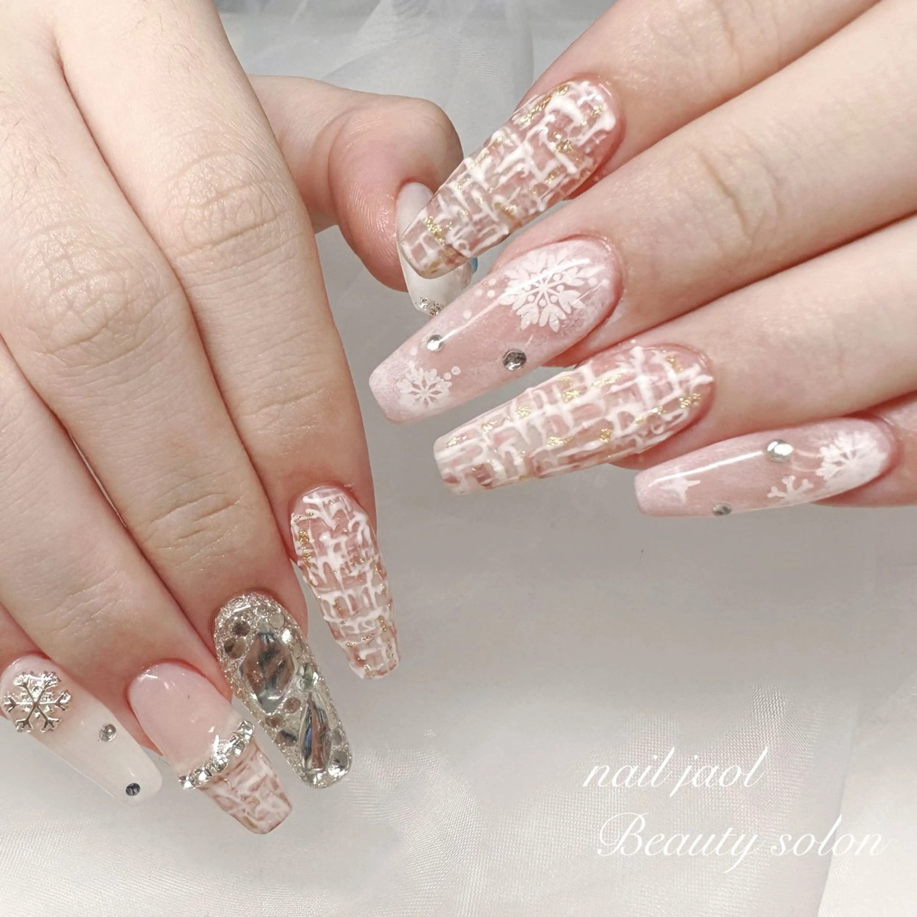 ロング 韓国風ヘア nail jaol池袋店所属・ネイルJaol 池袋のネイルデザイン