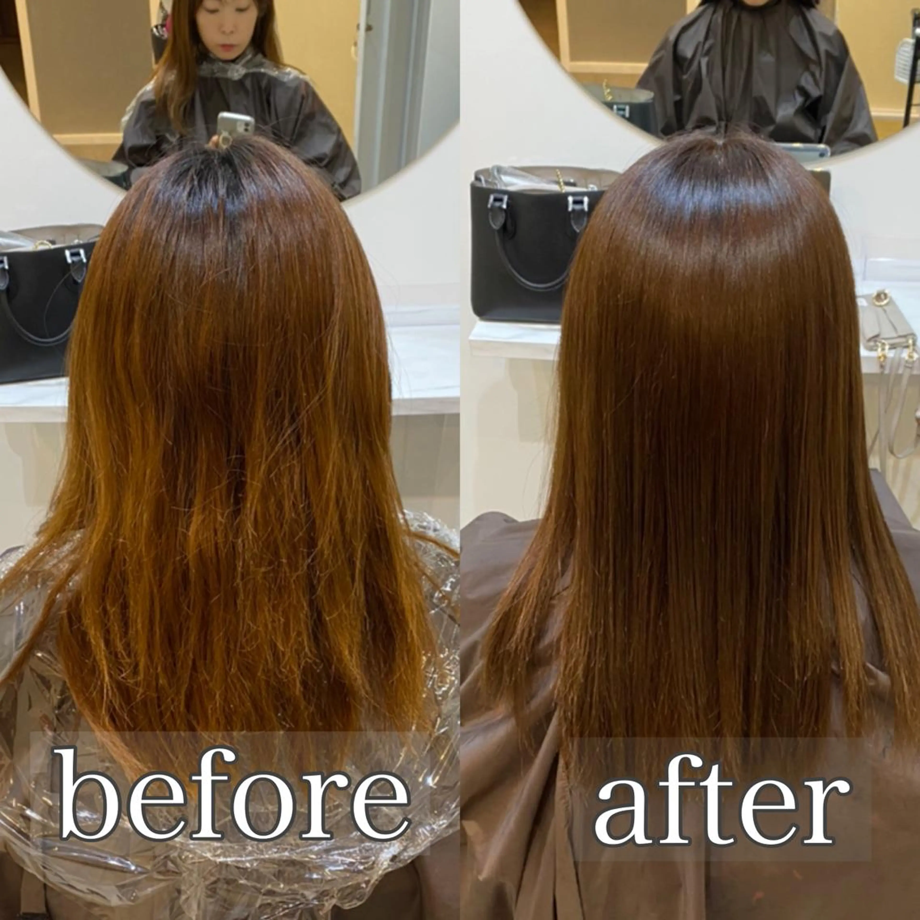 セミロング カット トリートメント 【髪質改善 艶髪】 布川 莉穂のヘアスタイル