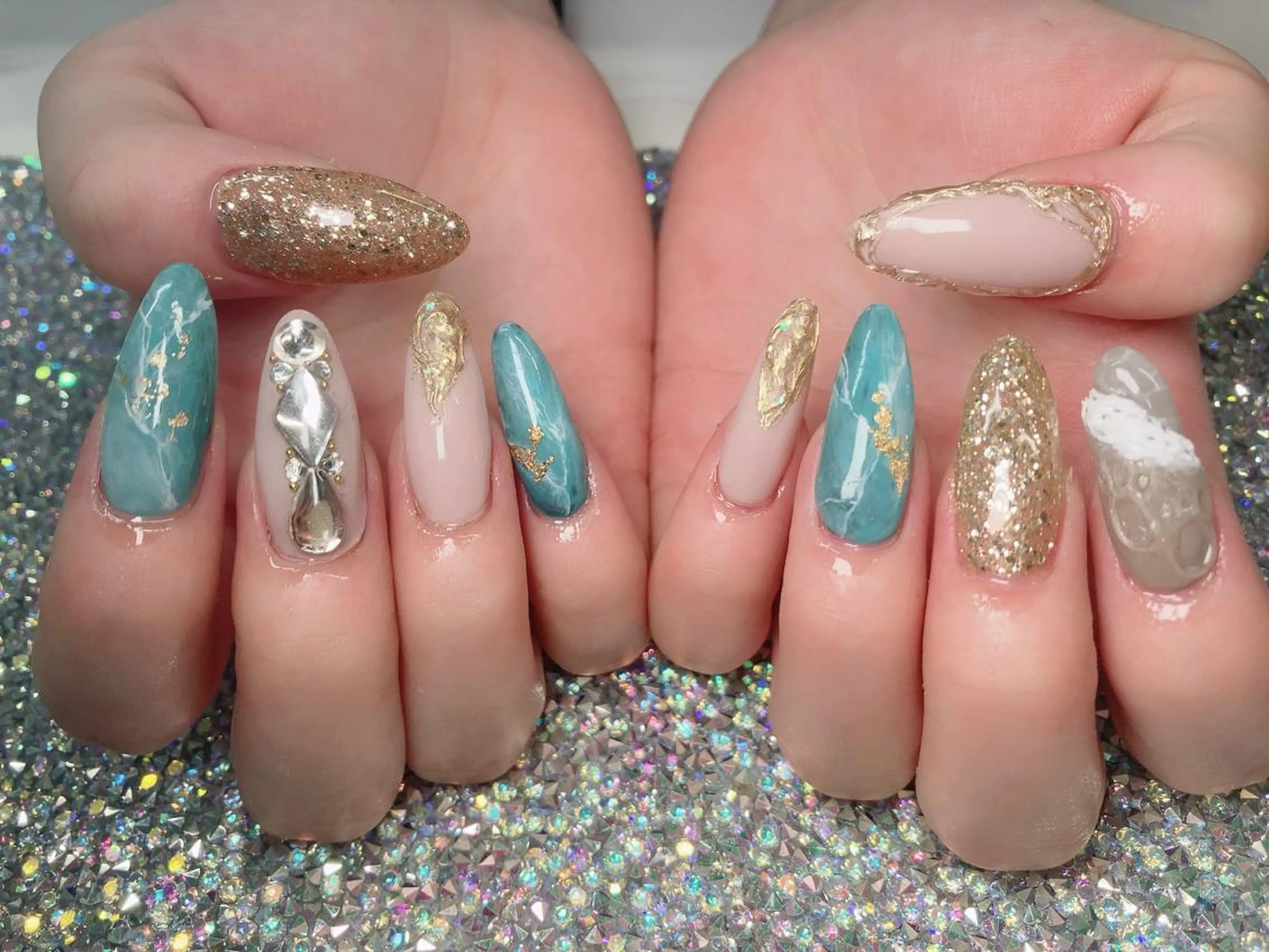 ネイル ハンドネイル Nail Salon L’arc所属・Kawasaki Shinyaのネイルデザイン