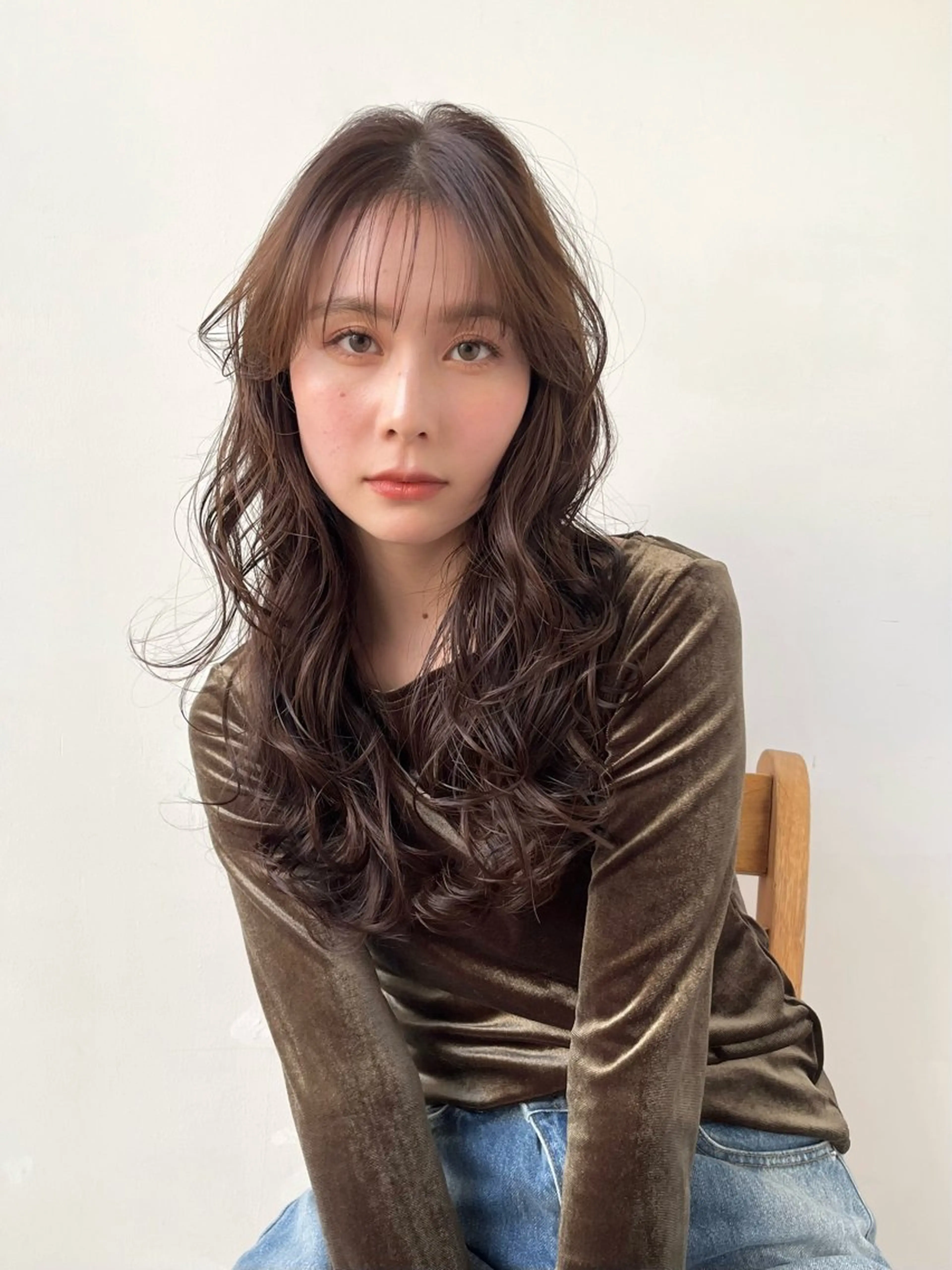 セミロング カラー ヘアカラー 暖色カラー/似合わせ カット/名古屋/辻のヘアスタイル