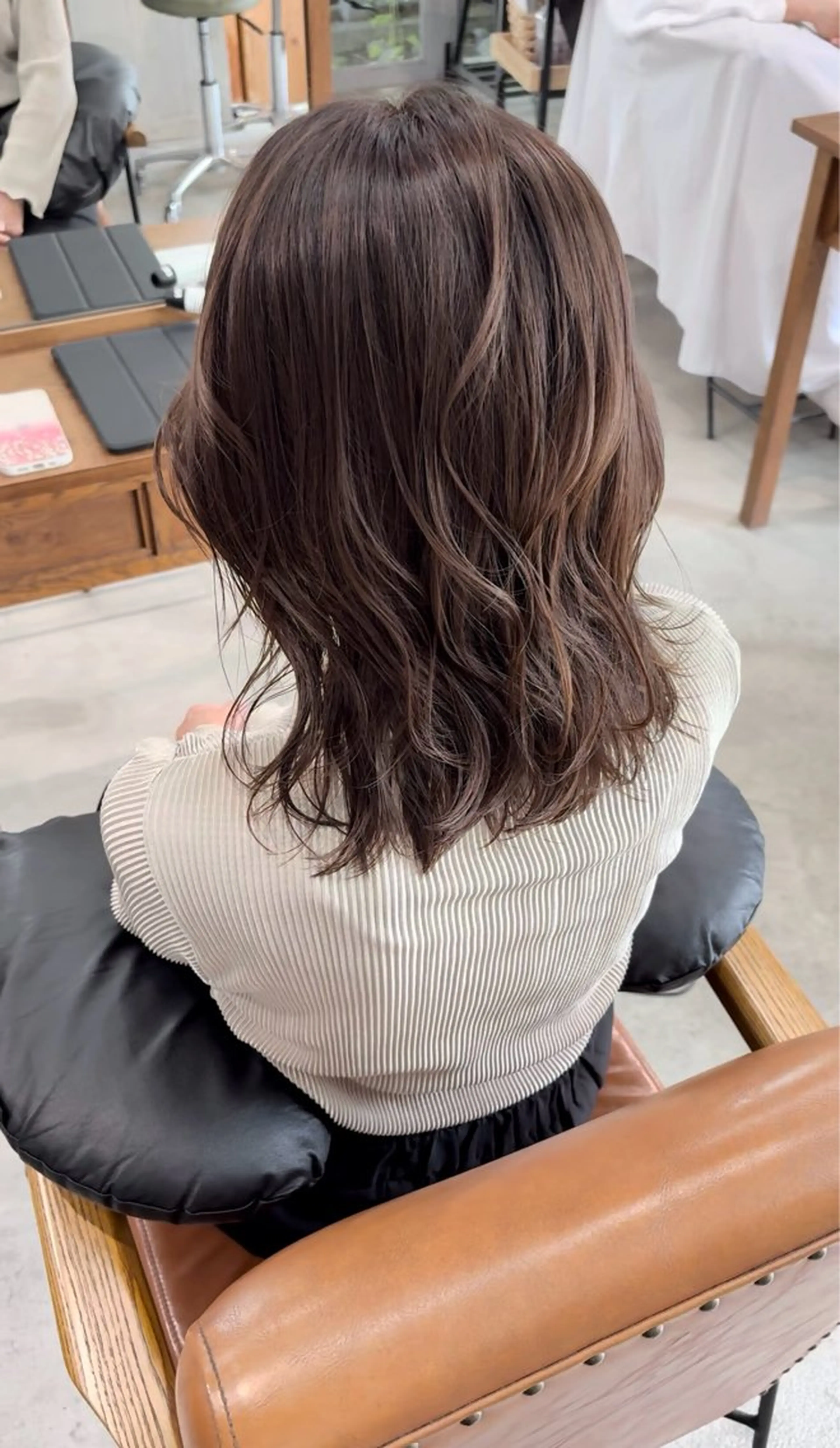 ミディアム カット ヘアカラー トリートメント Nicoru*所属・SONO 【一宮】のヘアスタイル