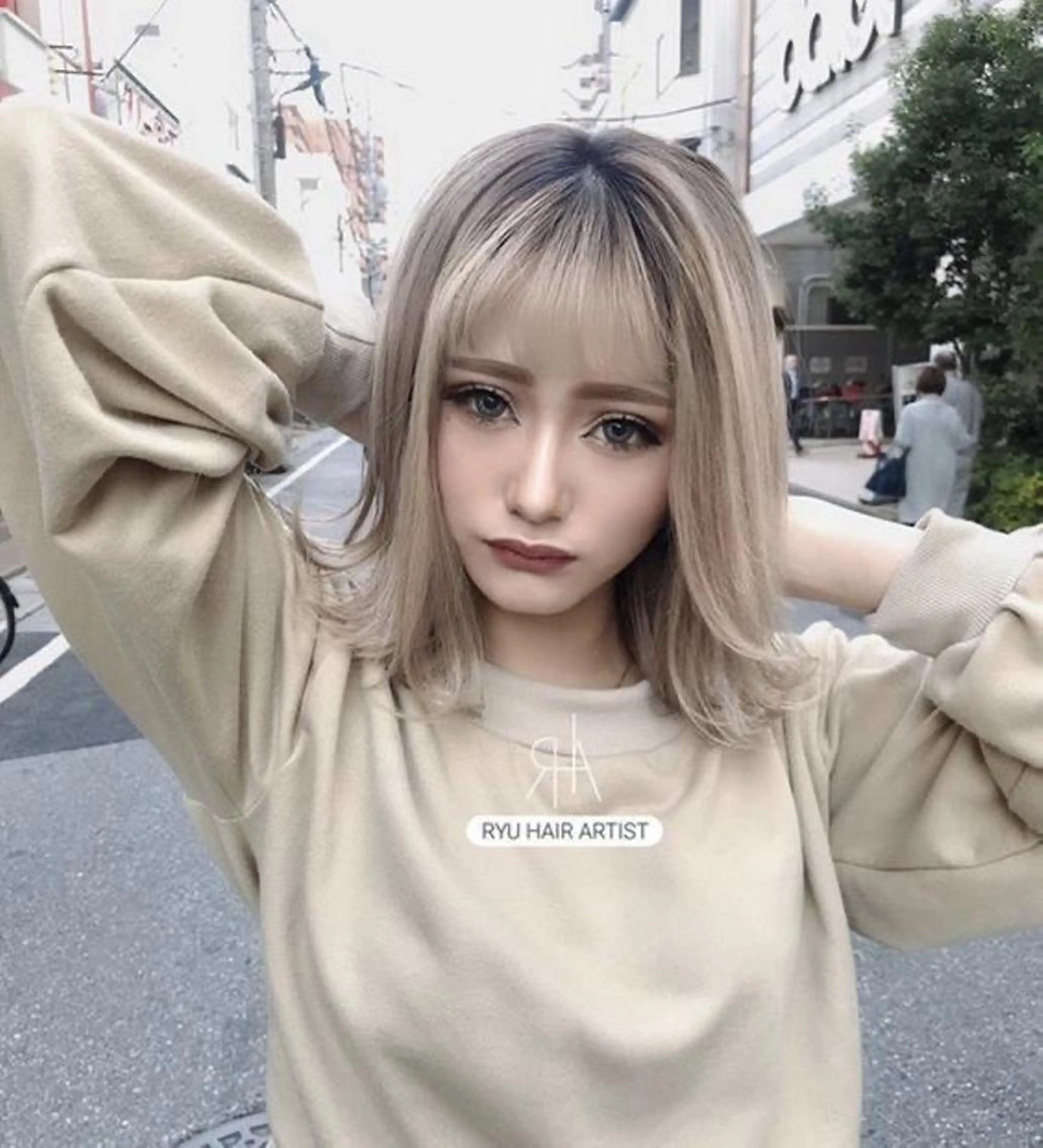 セミロング カラー ダブルカラー 外国人風カラー トリートメント ＤＯＮＮＡ《ドンナ》所属・髪質改善ノンダメージ ドンナイズミヤ広陵のその他イメージ