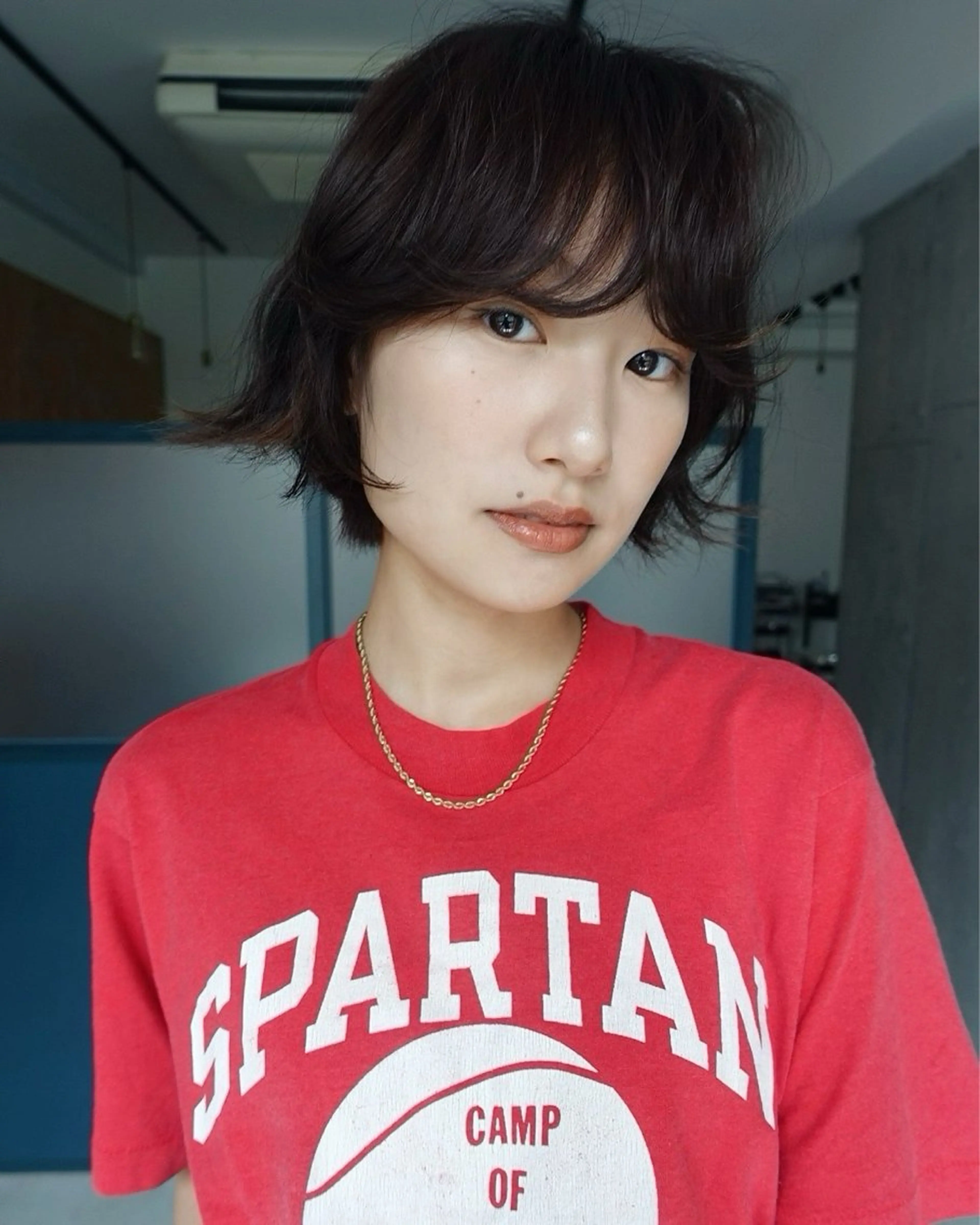 ショート 暖色カラー 🌼クニトウメイのヘアスタイル
