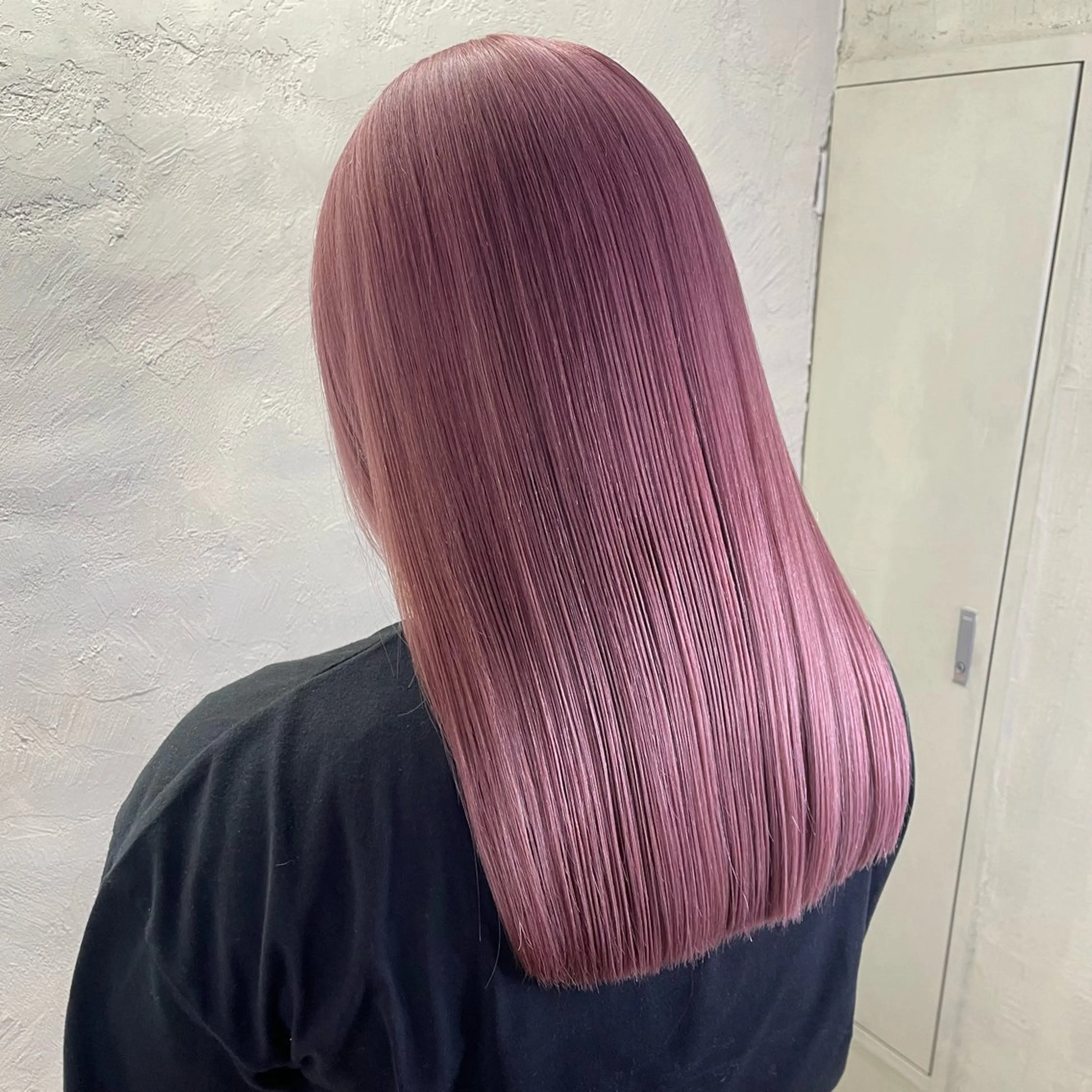 セミロング カラー ヘアアレンジ 💘ブリーチ/艶髪✨ RINO🪽のヘアスタイル
