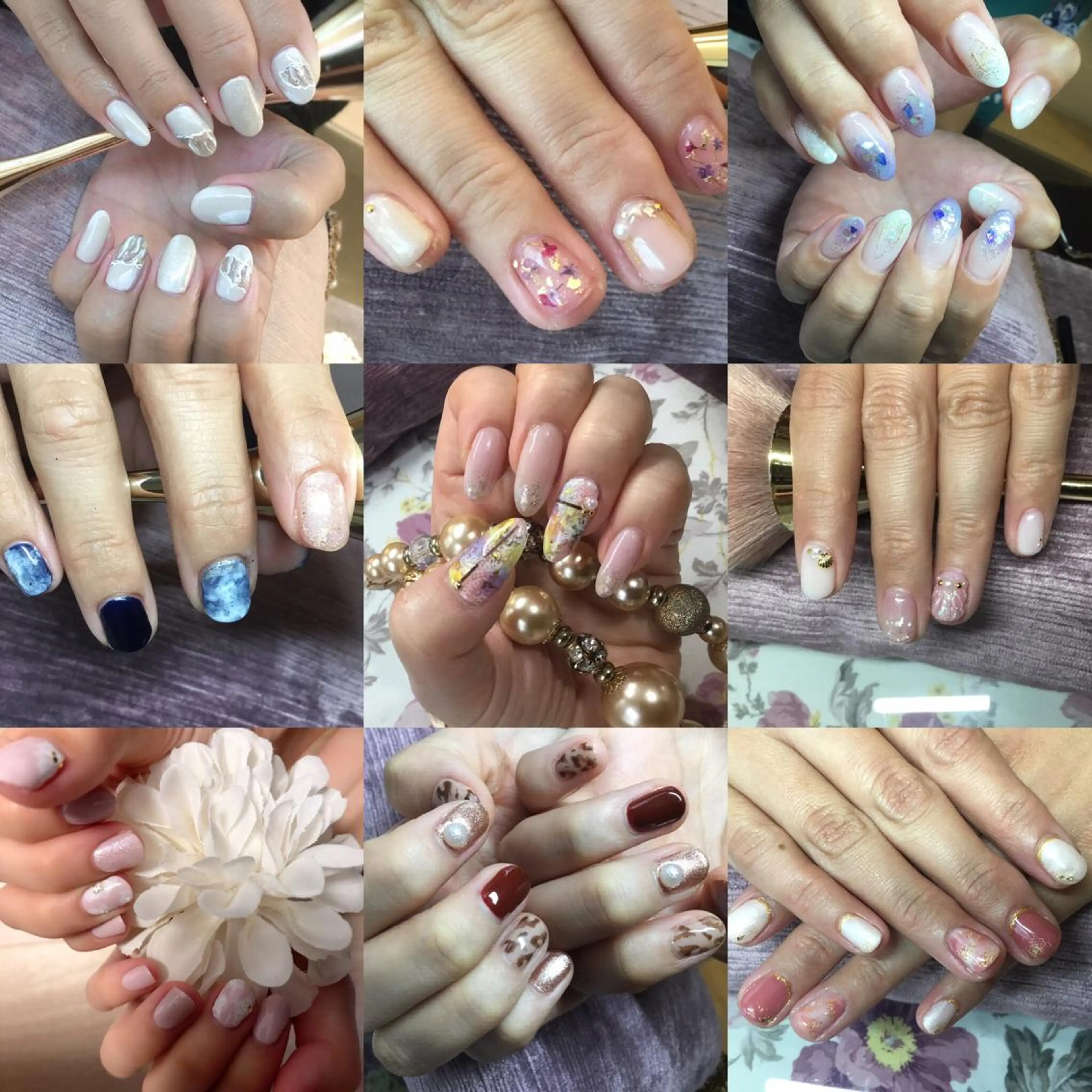 ネイル アートネイル ジェルネイル ホログラムネイル ラメ(グリッター) 持ち込み プライベートサロン jewel nailのネイルデザイン