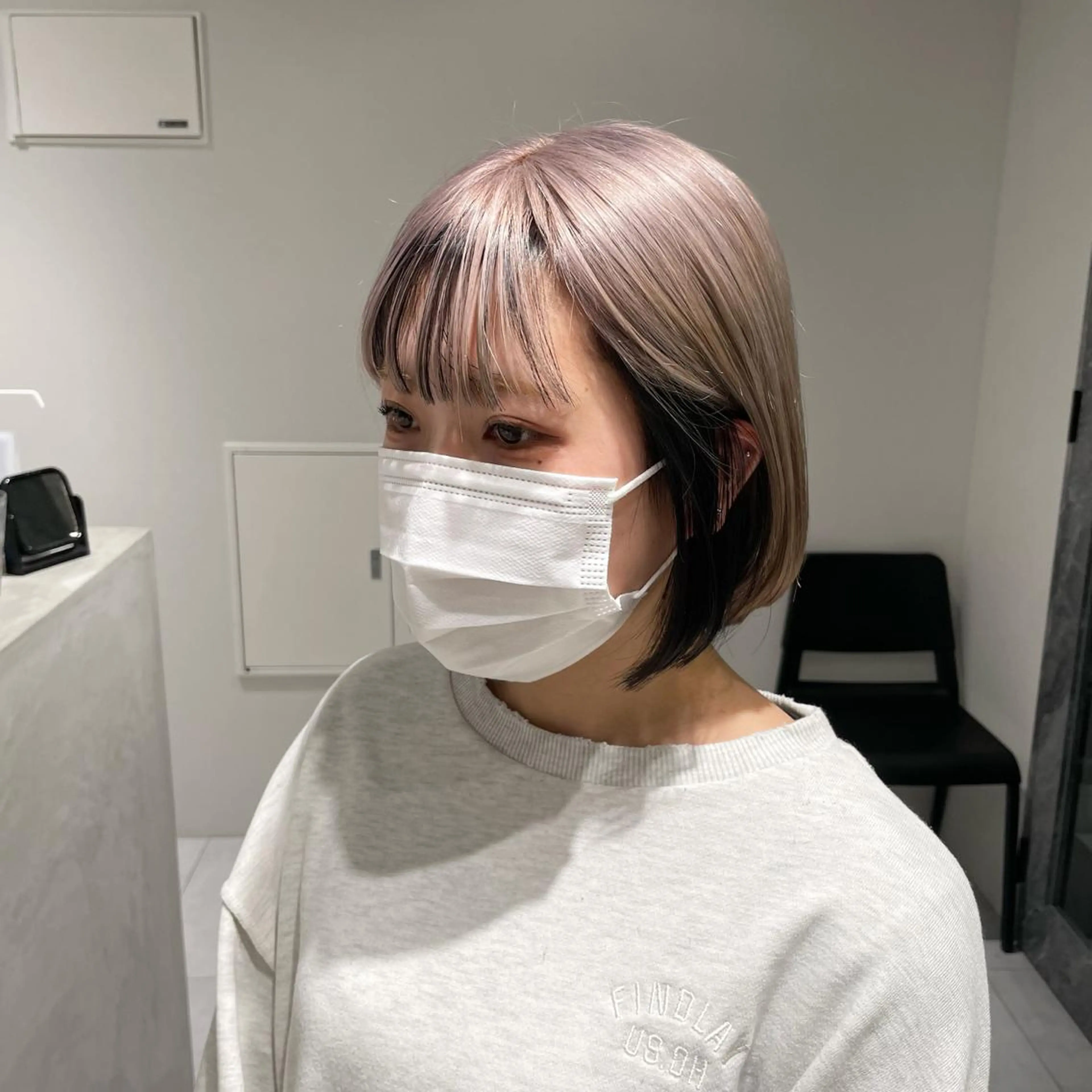 ショート カラー ヘアカラー ate.心斎橋 RYUKAのヘアスタイル