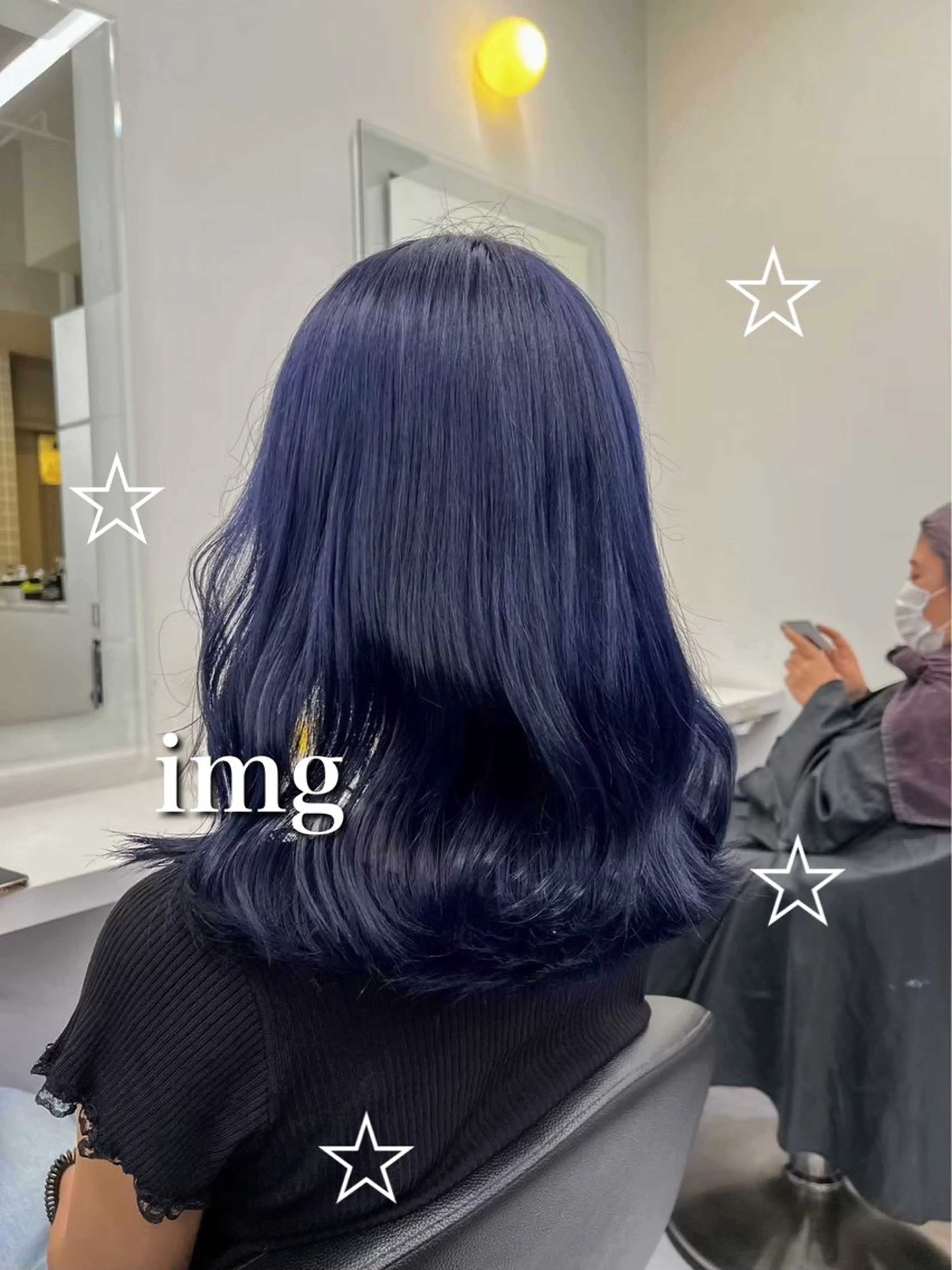 セミロング カラー ヘアカラー トリートメント モデル募集💙韓国 スタイル💙亜子のヘアスタイル