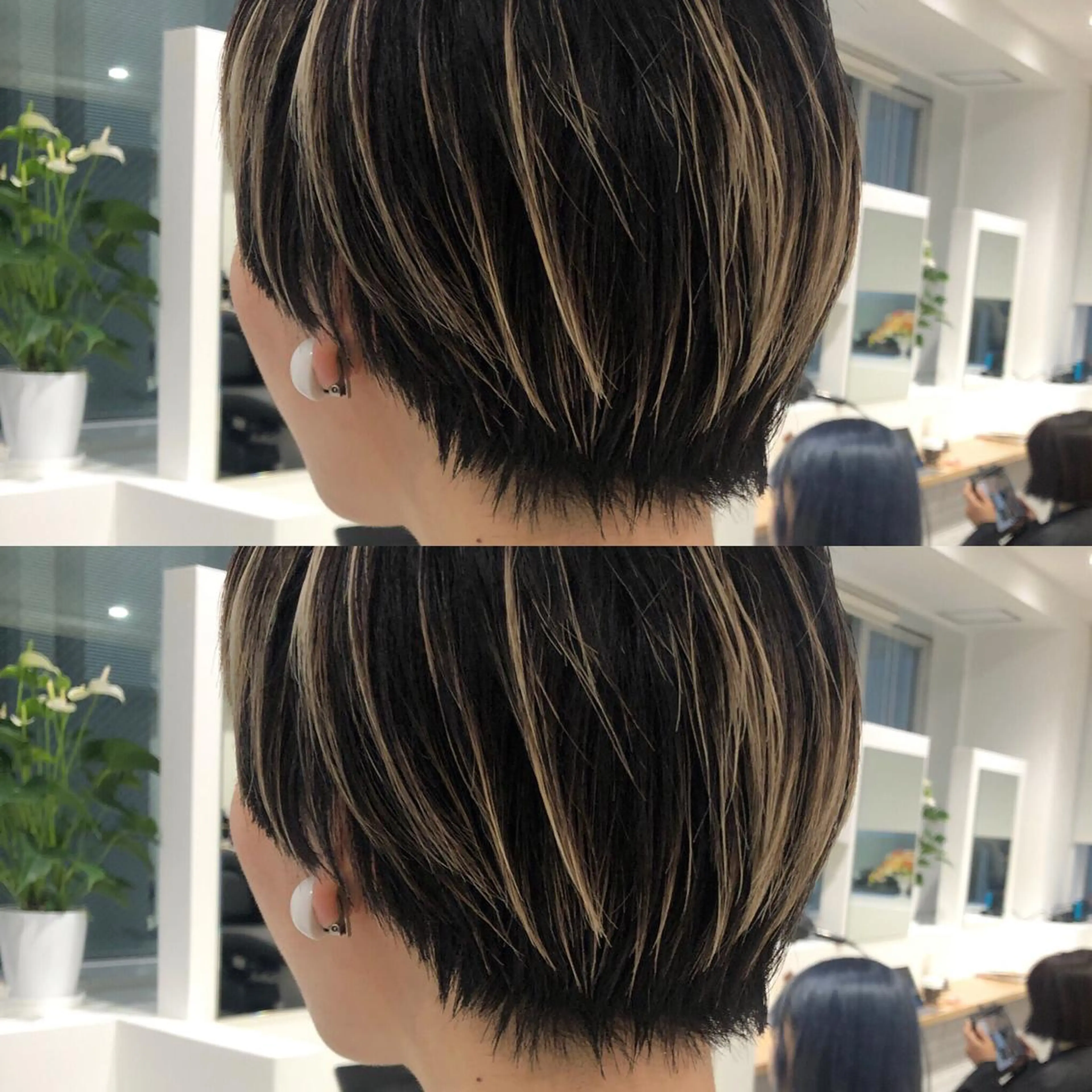 ショート カラー ショートヘア カット ヘアカラー JILBLAN京都 ショート/ハイライトのヘアスタイル