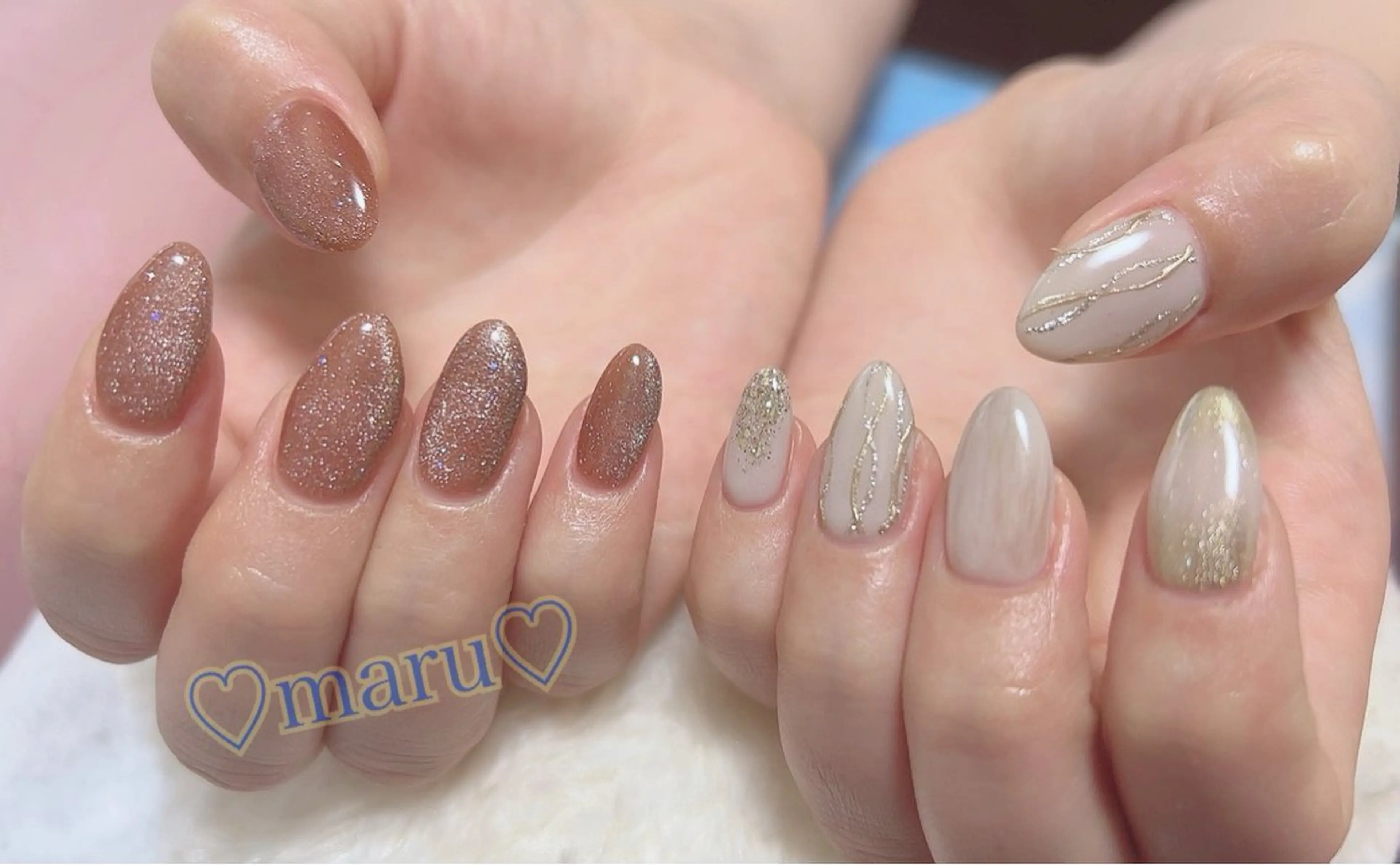 ネイル ハンドネイル フットネイル まるみ ♡のネイルデザイン