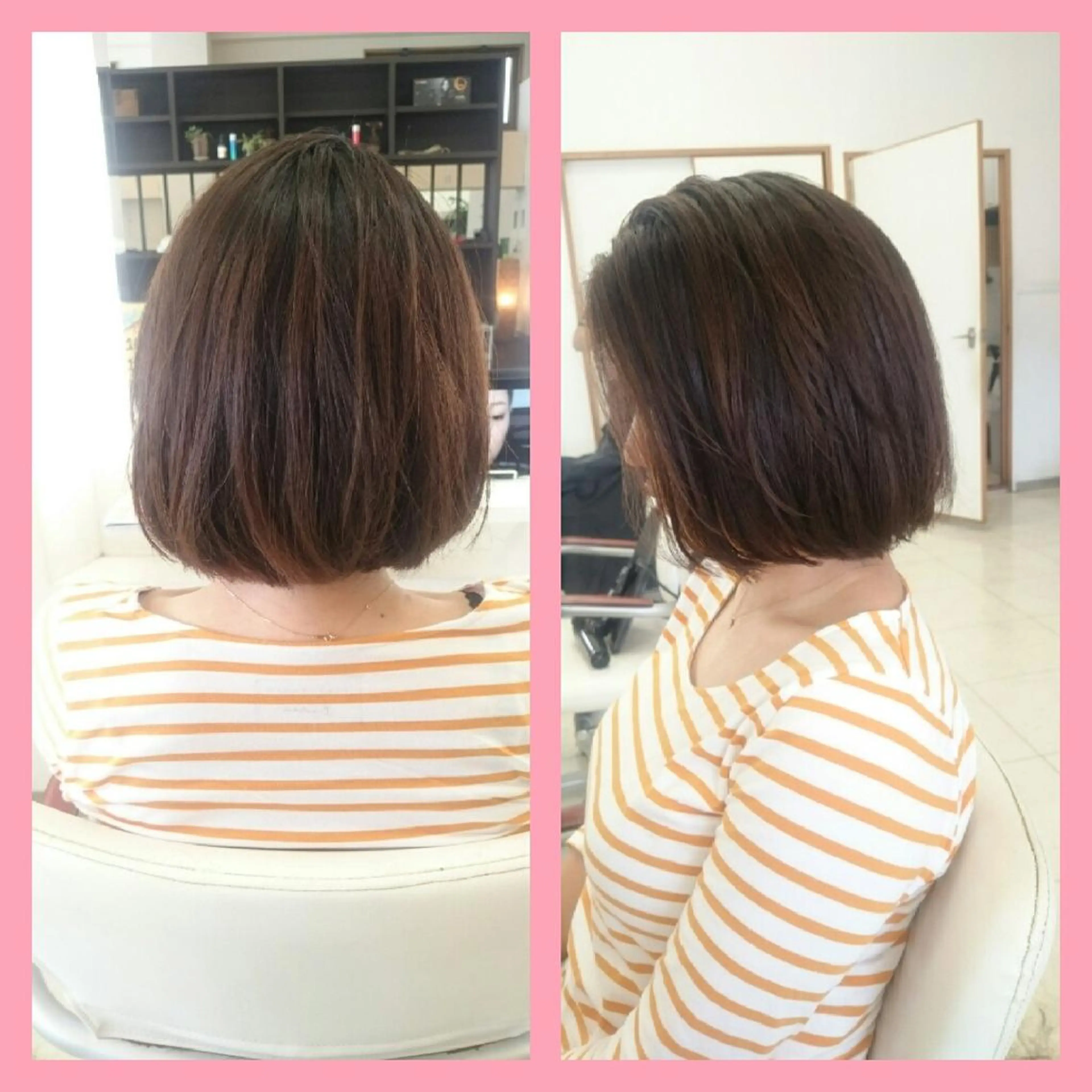 ミディアム キンジョウ エナミのヘアスタイル