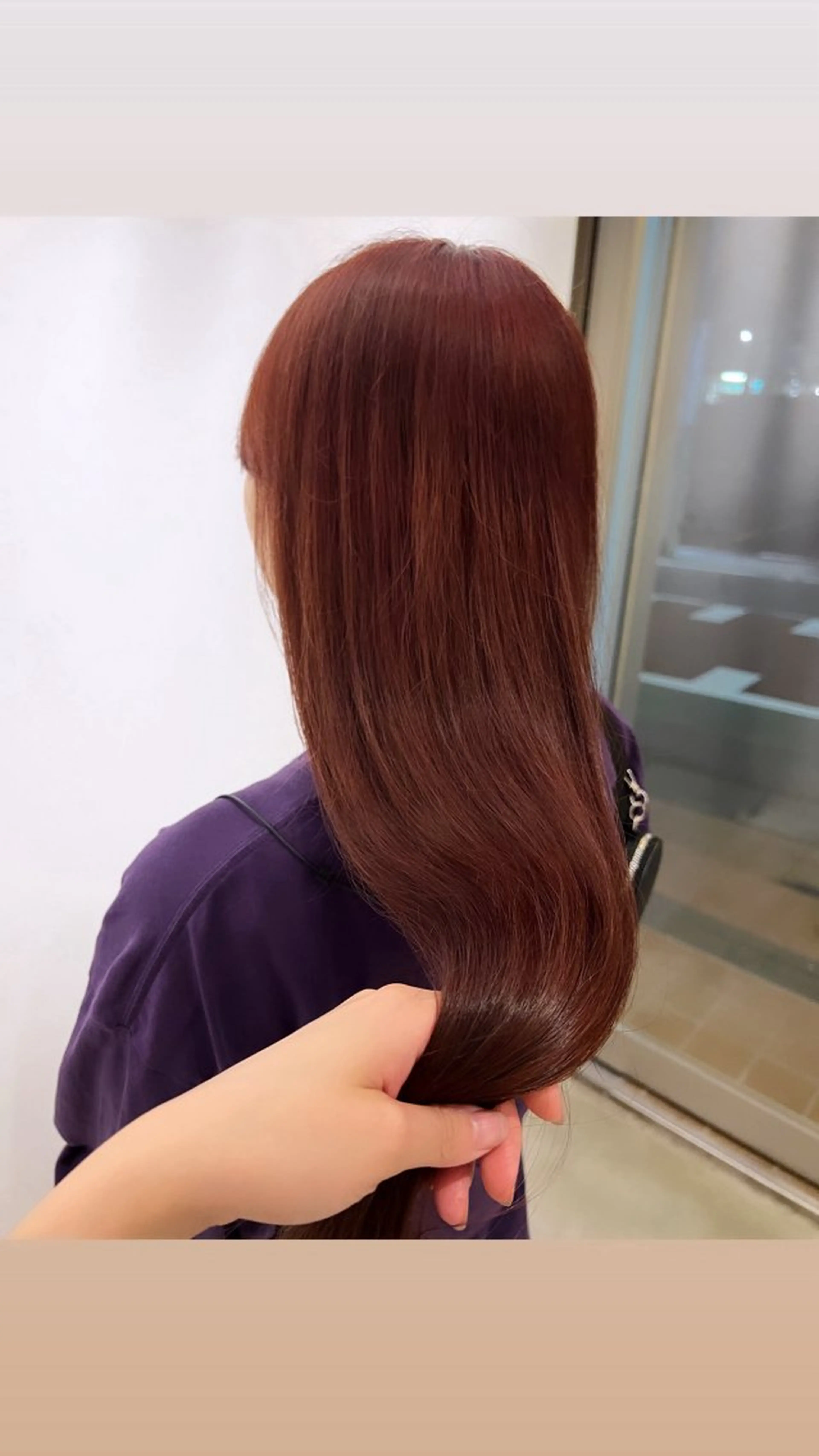 ロング カラー 色落ち可愛い艶ハイト ーン🧊AZUKIのヘアスタイル