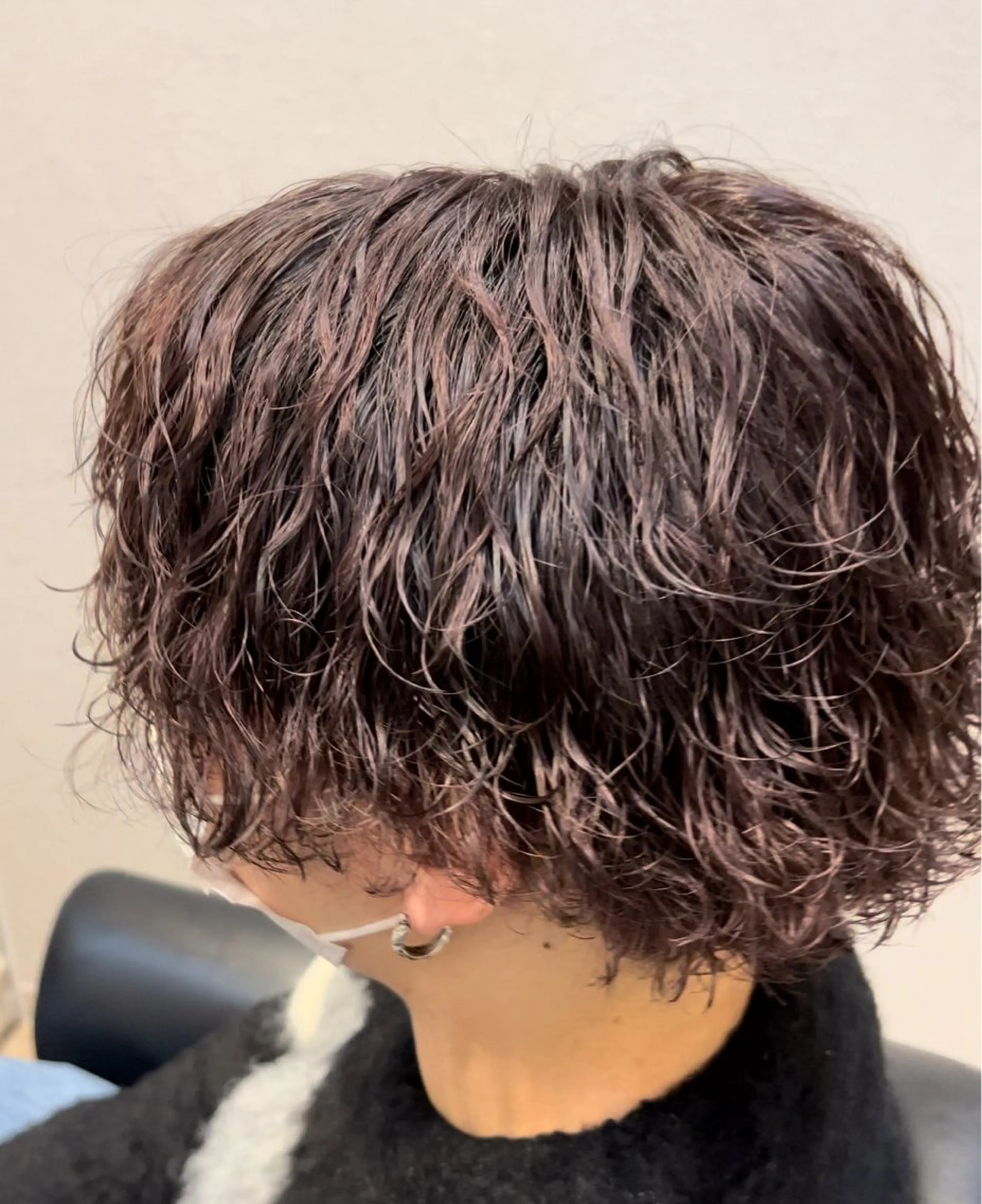 ミディアム カラー メンズ ブラウンカラー ピンクカラー ピンクブラウン メンズ特化/カラー/ パーマ/ケイシンのヘアスタイル